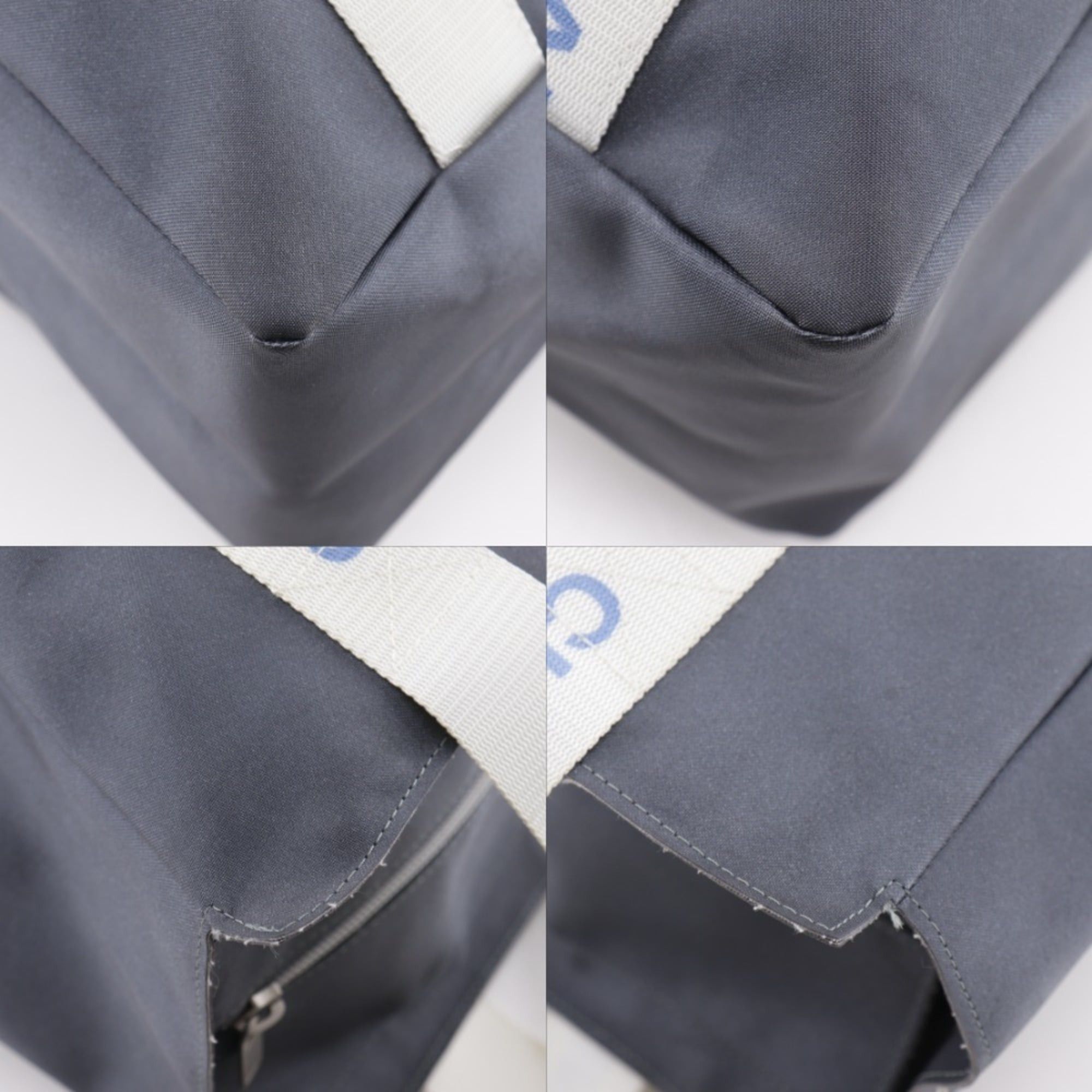 Chanel Chanel Sports Line Tote Bag Logo Nylon Gray A4 Zipper Women's Size ONE SIZE - 4 Thumbnail