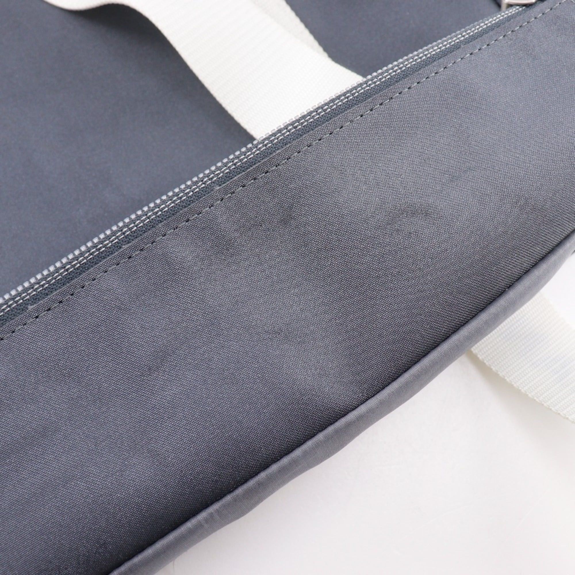 Chanel Chanel Sports Line Tote Bag Logo Nylon Gray A4 Zipper Women's Size ONE SIZE - 12 Thumbnail