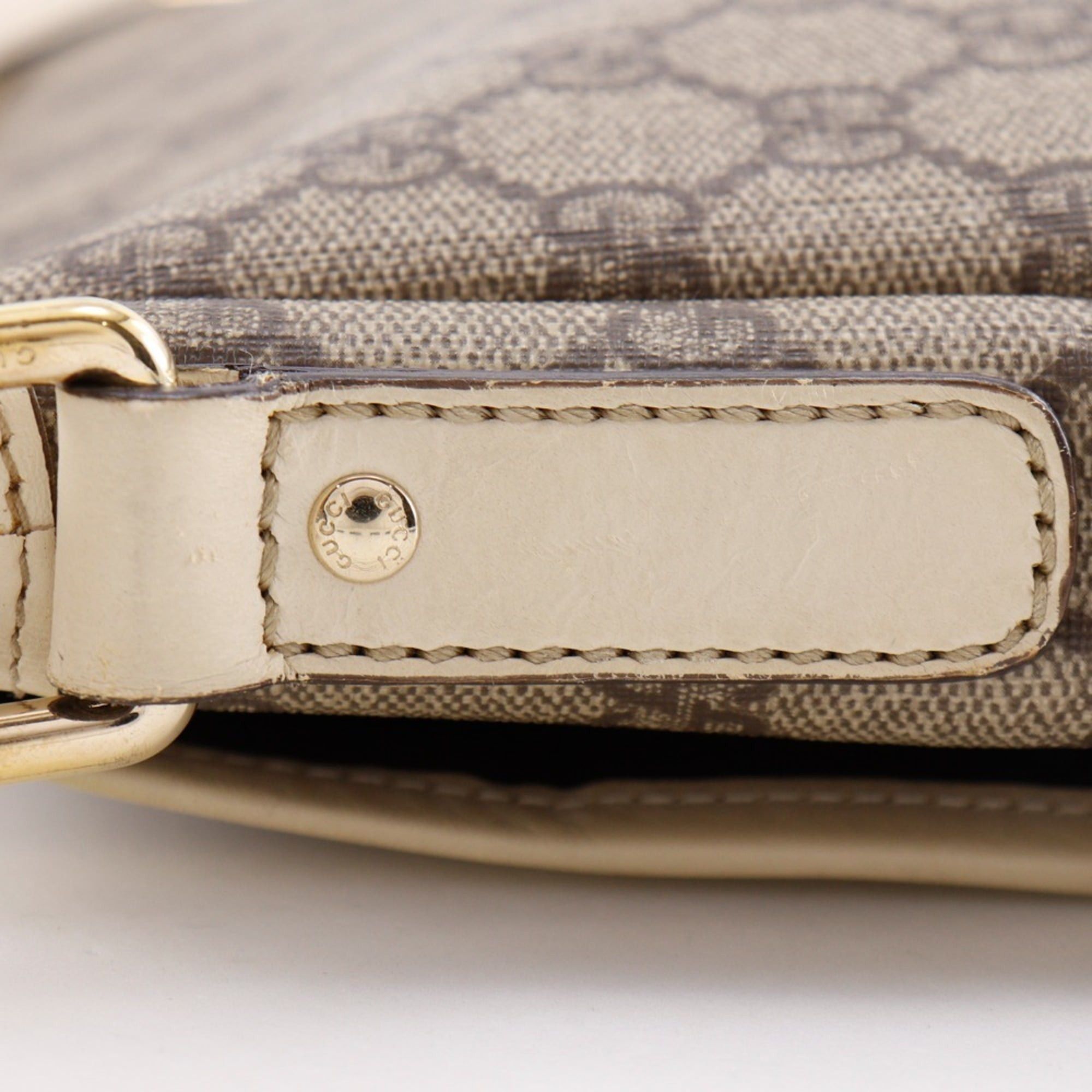 Gucci Gucci Shoulder Bag 223666 GG Supreme Canvas Beige A5 Magnetic Closure Unisex Size ONE SIZE - 7 Thumbnail
