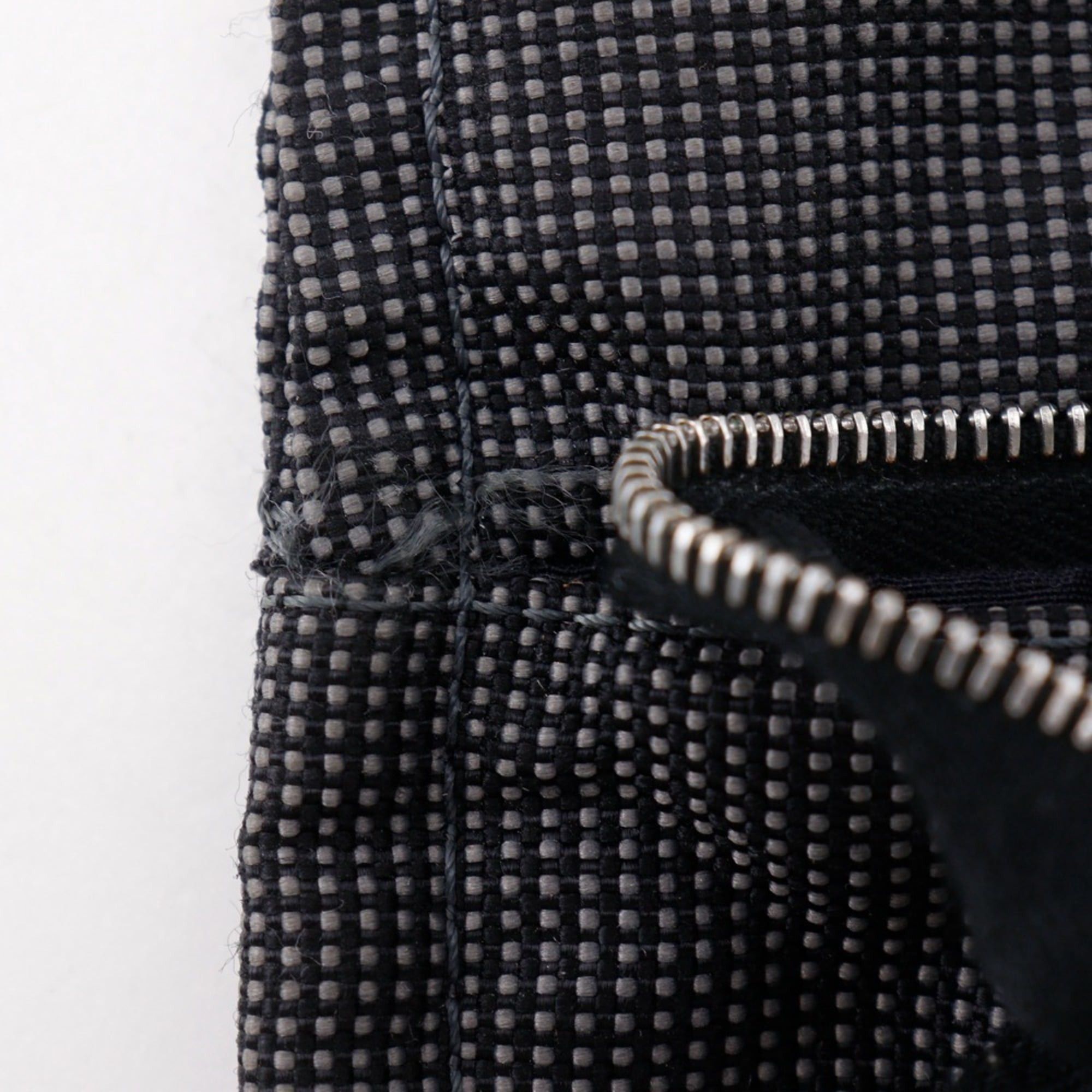 Hermes Hermes Herline Pouch MM - Pouch, Clutch Bag, Nylon Canvas, Gray, Zipper Closure, Unisex Size ONE SIZE - 7 Thumbnail