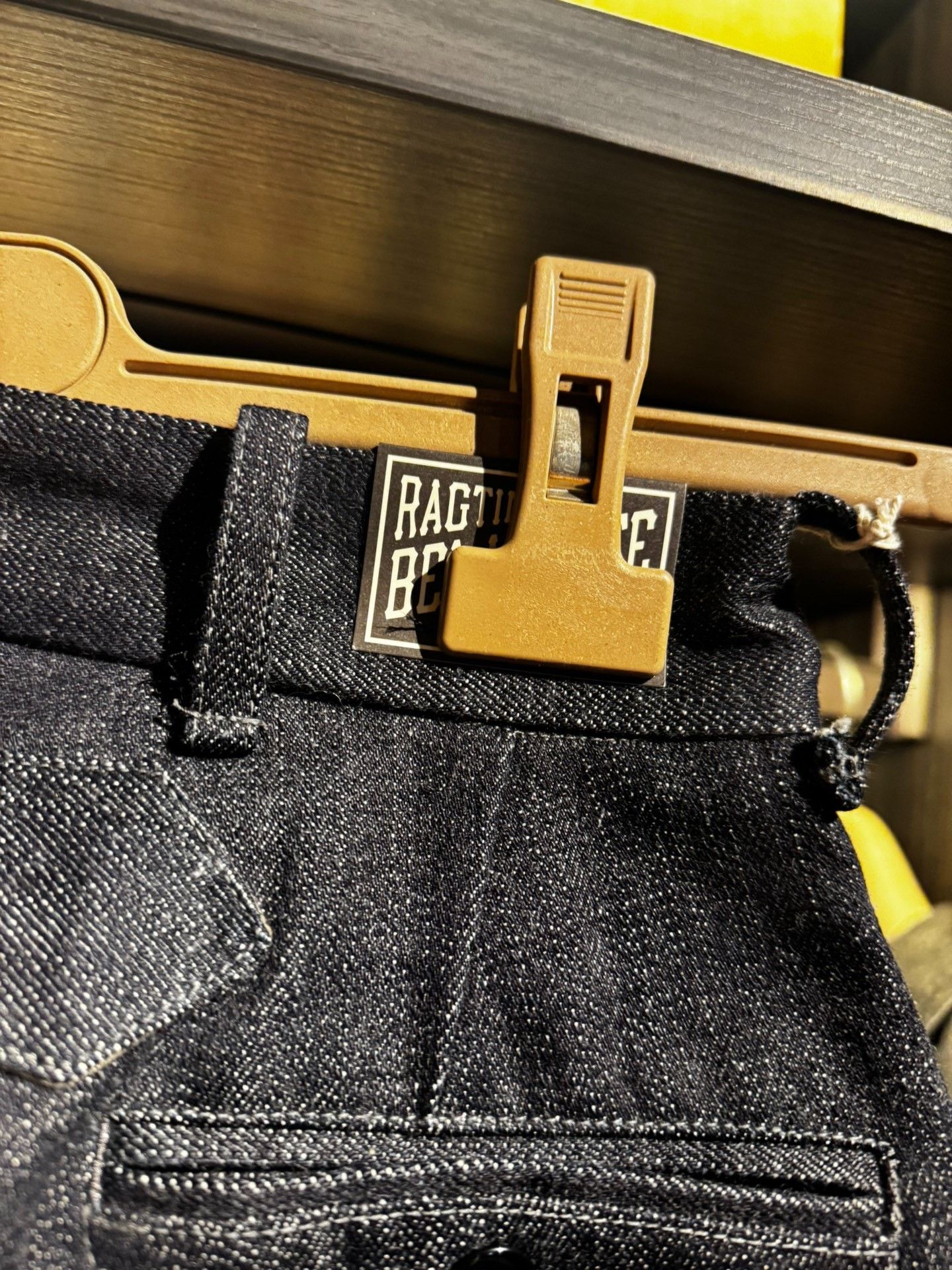 Rag & Bone RAGTIME HIBACK BUCKLE BACK DENIM TROUSERS Size US 31 - 6 Thumbnail