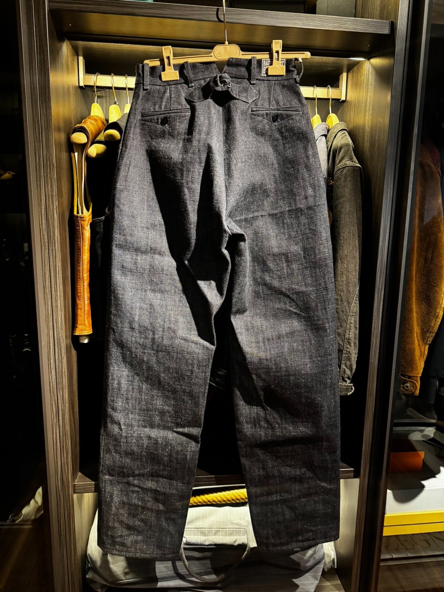 Rag & Bone RAGTIME HIBACK BUCKLE BACK DENIM TROUSERS Size US 31 - 5 Thumbnail