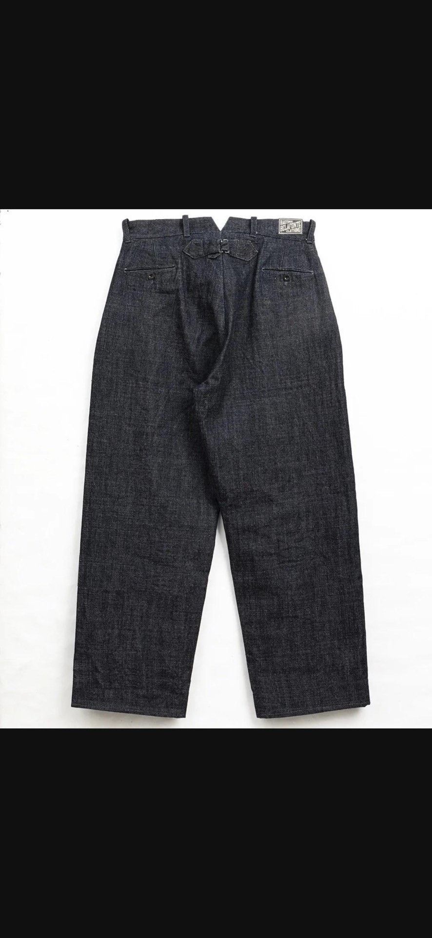 Rag & Bone RAGTIME HIBACK BUCKLE BACK DENIM TROUSERS Size US 31 - 3 Thumbnail