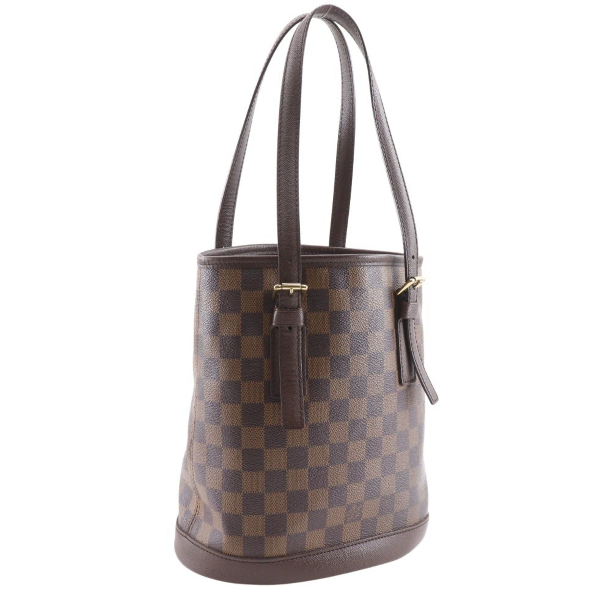 Louis Vuitton Louis Vuitton Mare Tote Bag N42240 Damier Canvas 2001 Brown SP1001 A5 Open Male Women's Size ONE SIZE - 3 Thumbnail
