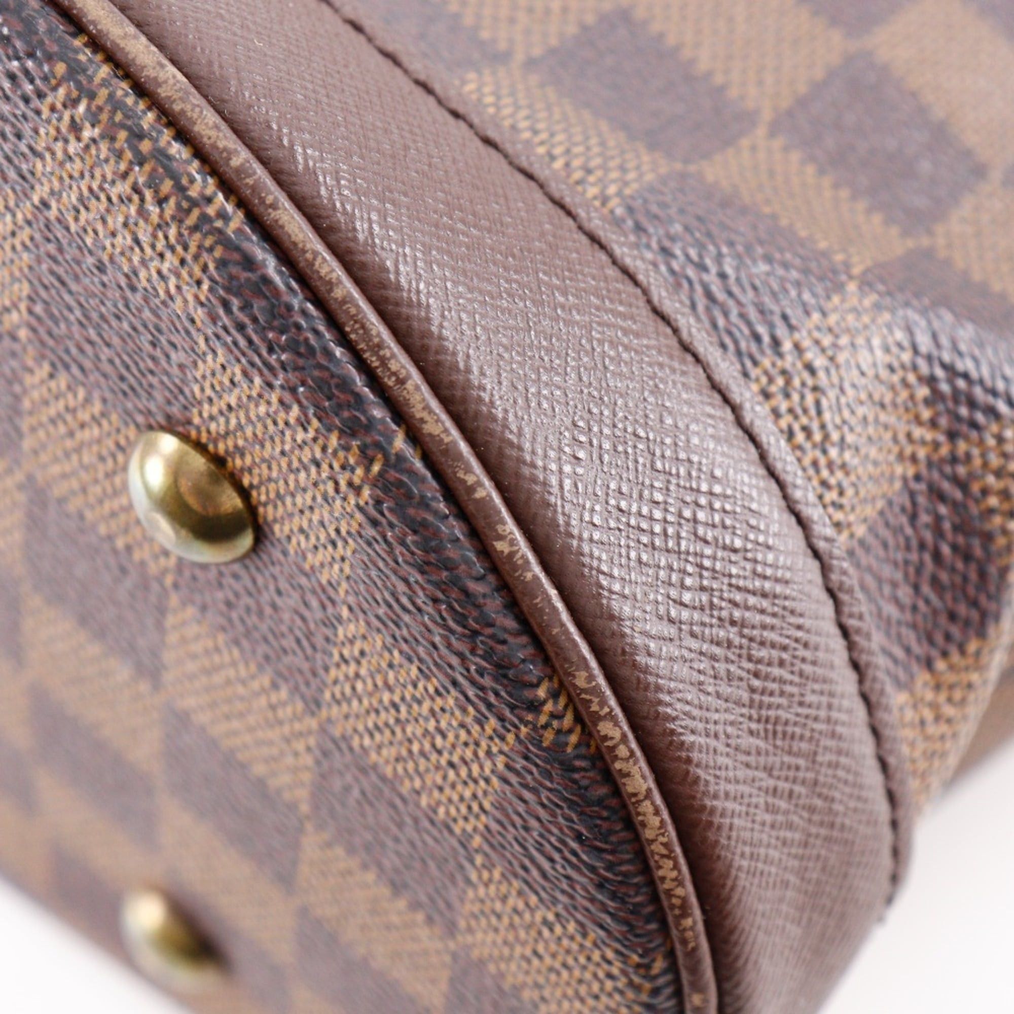 Louis Vuitton Louis Vuitton Mare Tote Bag N42240 Damier Canvas 2001 Brown SP1001 A5 Open Male Women's Size ONE SIZE - 7 Thumbnail
