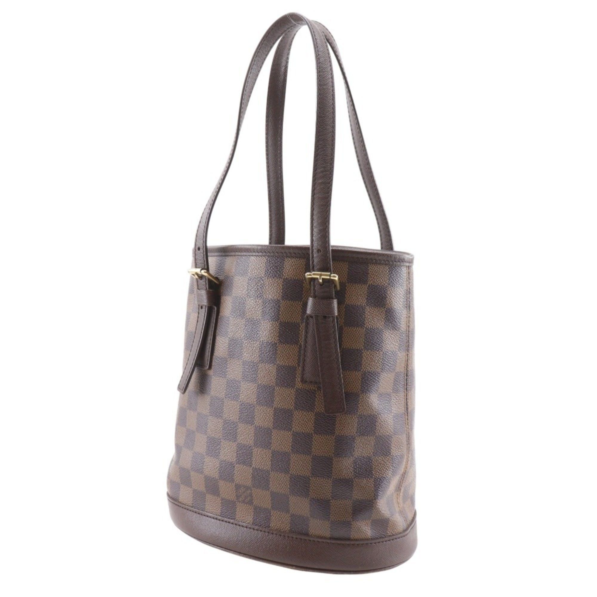 Louis Vuitton Louis Vuitton Mare Tote Bag N42240 Damier Canvas 2001 Brown SP1001 A5 Open Male Women's Size ONE SIZE - 2 Thumbnail