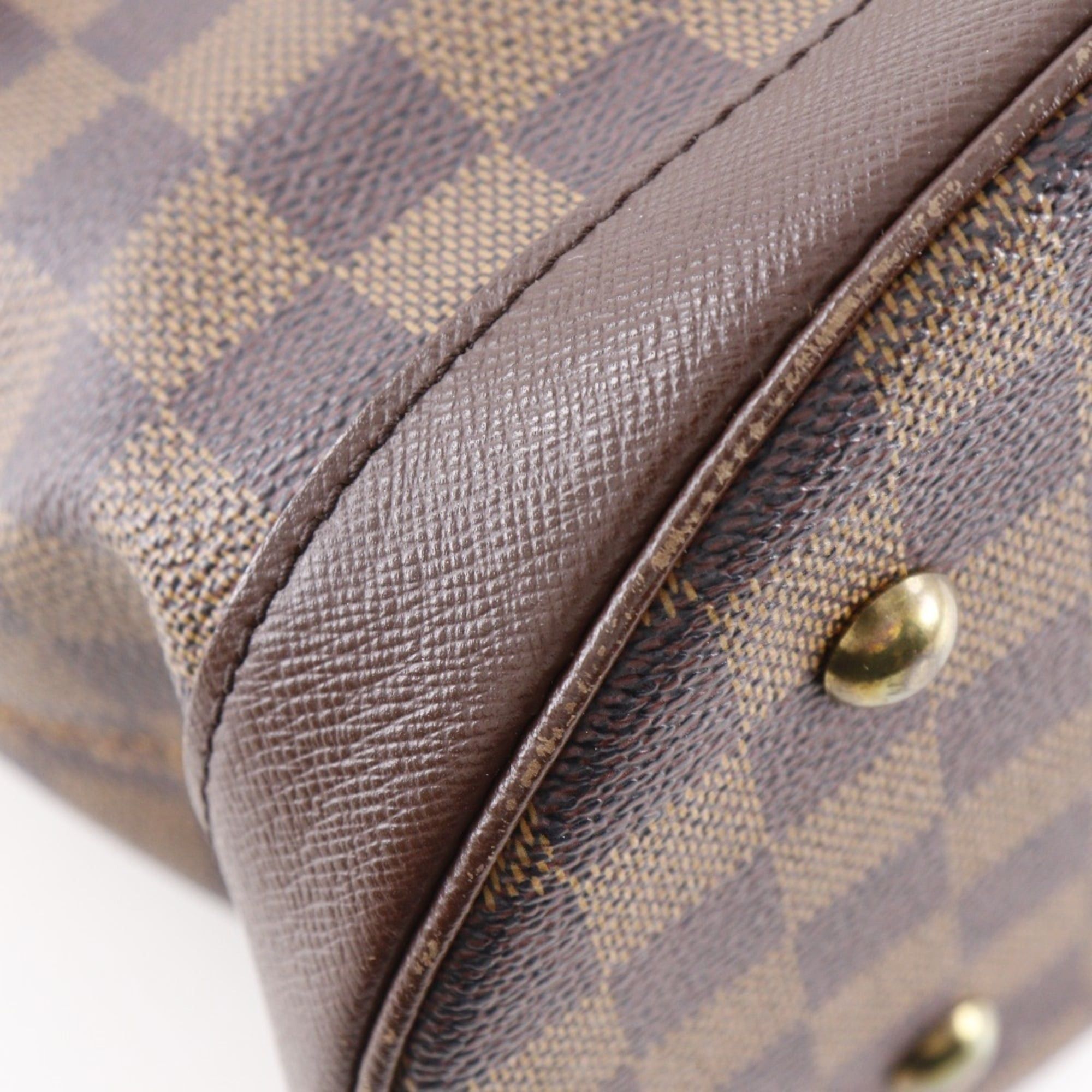 Louis Vuitton Louis Vuitton Mare Tote Bag N42240 Damier Canvas 2001 Brown SP1001 A5 Open Male Women's Size ONE SIZE - 6 Thumbnail