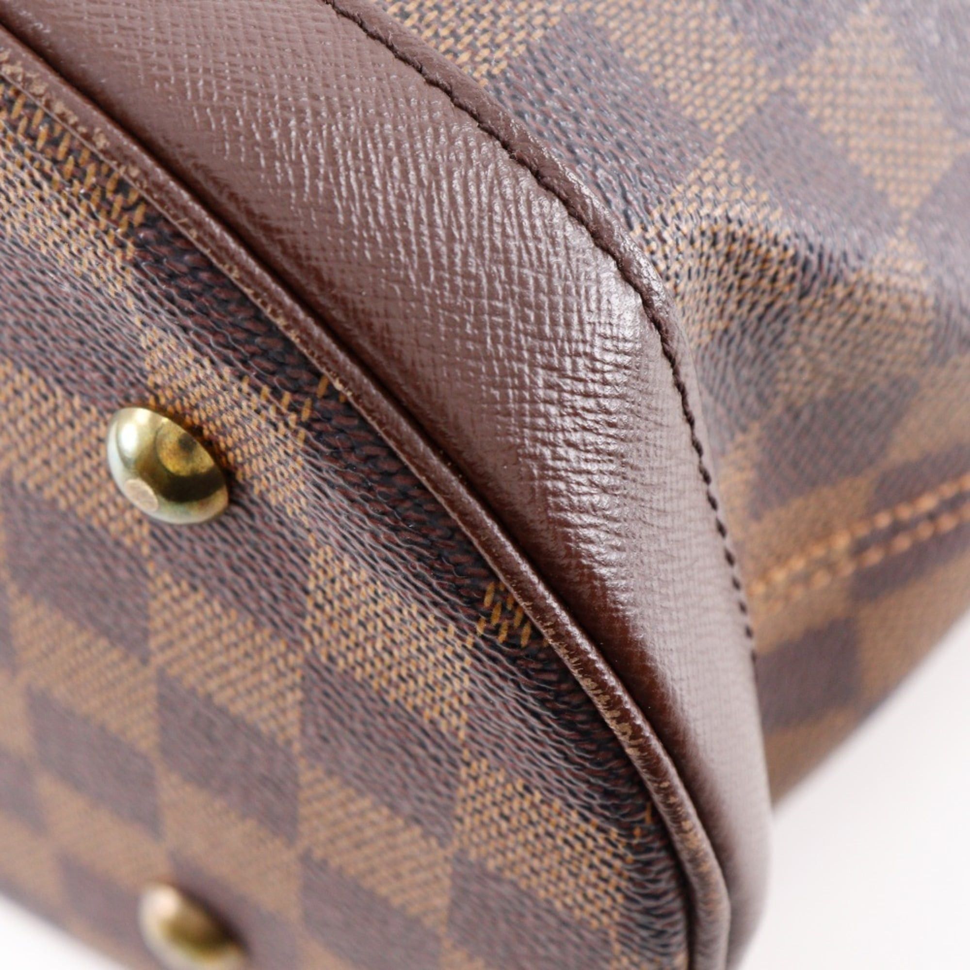 Louis Vuitton Louis Vuitton Mare Tote Bag N42240 Damier Canvas 2001 Brown SP1001 A5 Open Male Women's Size ONE SIZE - 5 Thumbnail