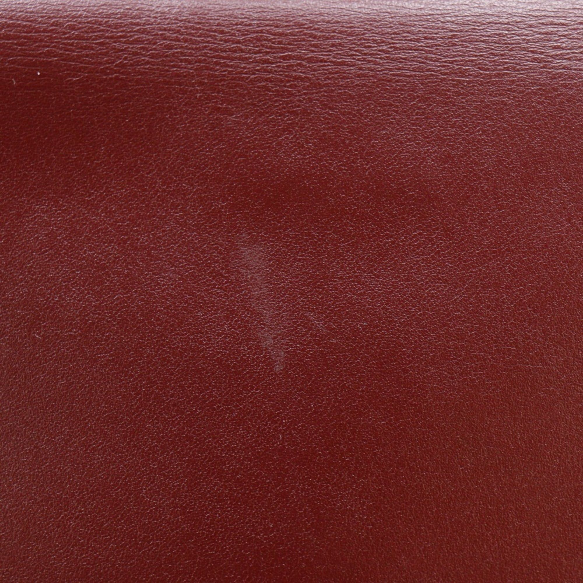 Cartier Cartier Must Line Clutch Bag, Calfskin, Bordeaux, Magnetic Closure, Women's Size ONE SIZE - 8 Thumbnail