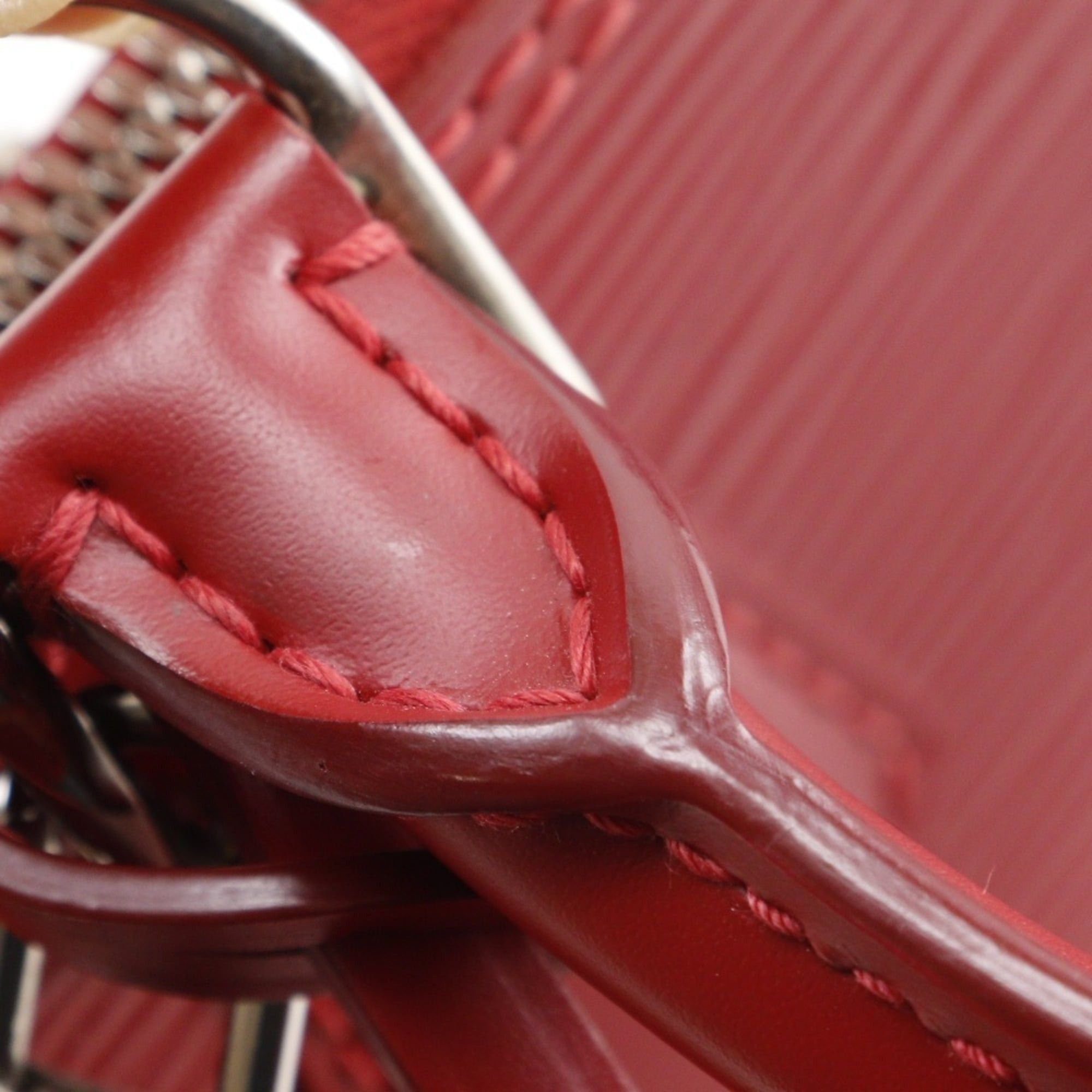 Louis Vuitton Louis Vuitton Alma BB Handbag, 2-Way Shoulder Bag, M41160, Epi Leather, 2013 Model, Red, MI3173, 2-Way, Double Zipper, BB, Women's Size ONE SIZE - 14 Thumbnail