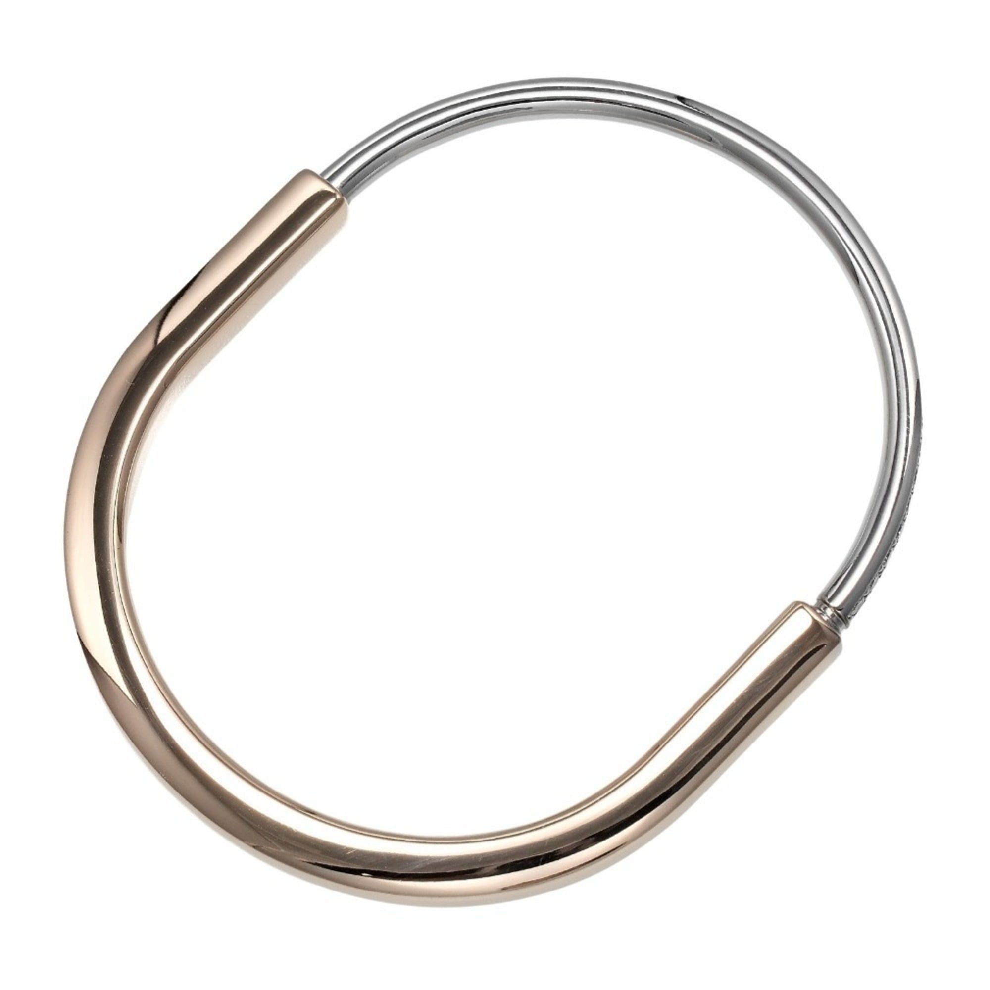 Tiffany & Co. Tiffany & Co. Lock Bracelet, 18K Pink Gold x White Diamond, Approx. 36.8g, Women's. Size ONE SIZE - 3 Thumbnail