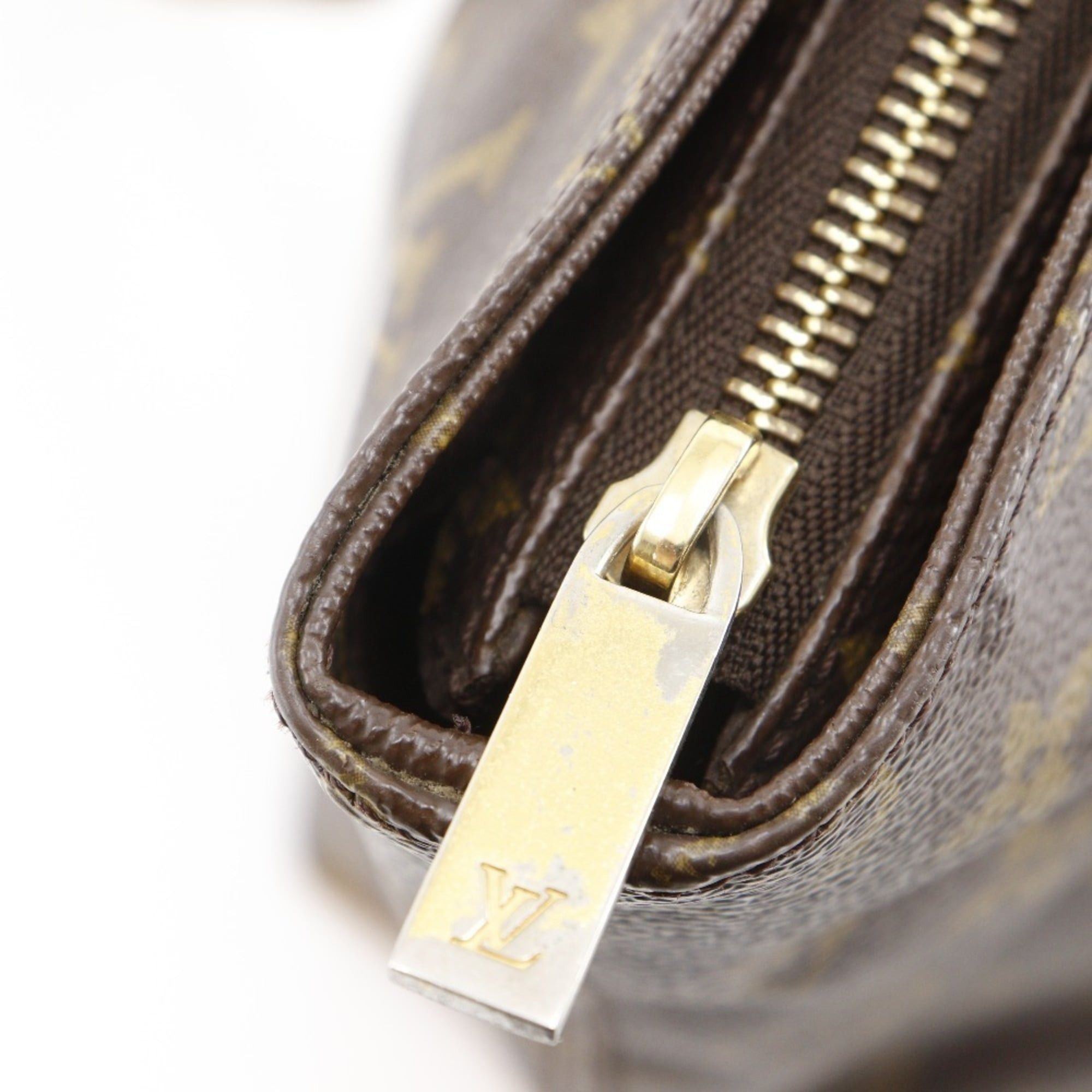 Louis Vuitton Louis Vuitton Cabas Piano Tote Bag M51148 Monogram Canvas 2001 Brown VI1001 A5 Zippered Women's Size ONE SIZE - 11 Thumbnail
