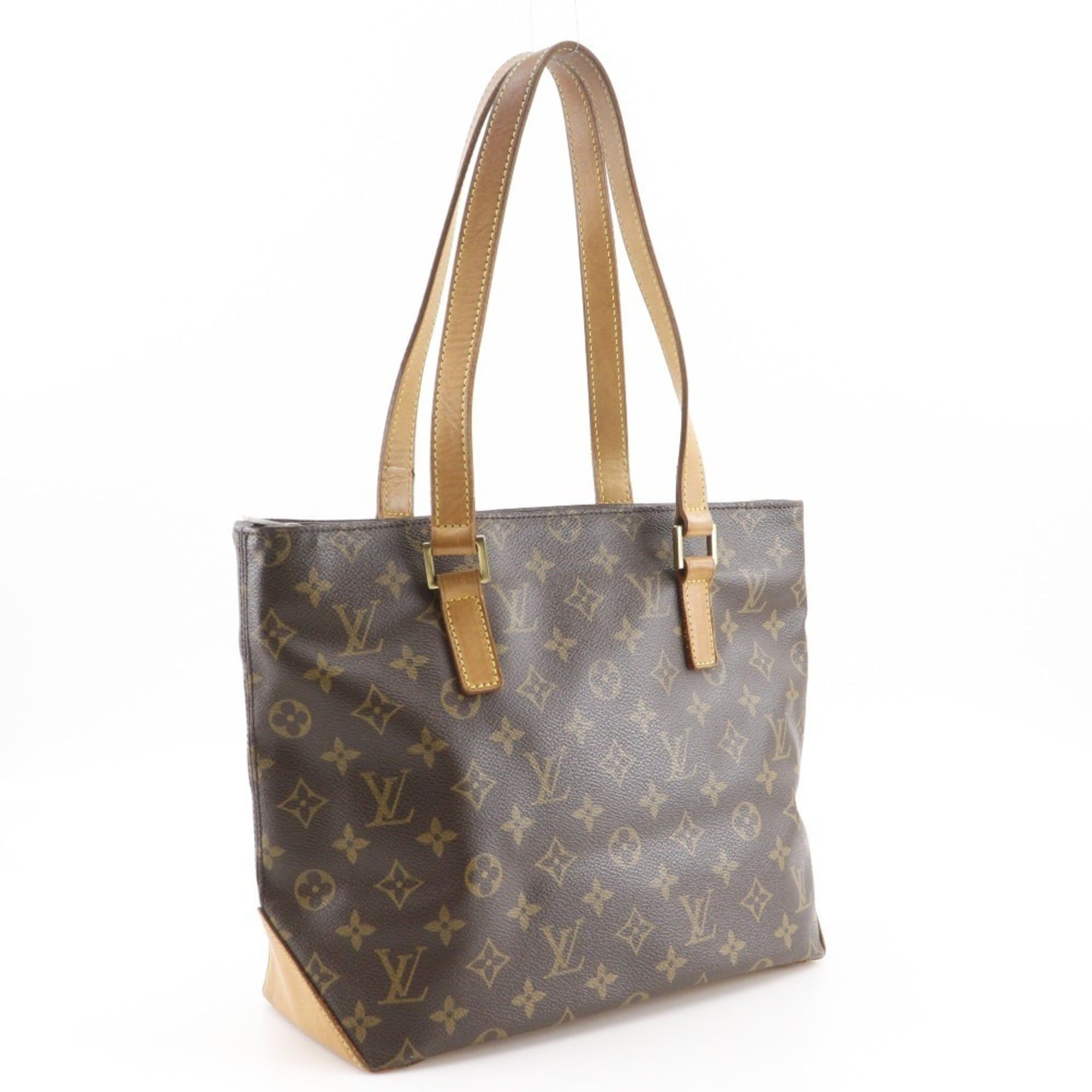 Louis Vuitton Louis Vuitton Cabas Piano Tote Bag M51148 Monogram Canvas 2001 Brown VI1001 A5 Zippered Women's Size ONE SIZE - 3 Thumbnail
