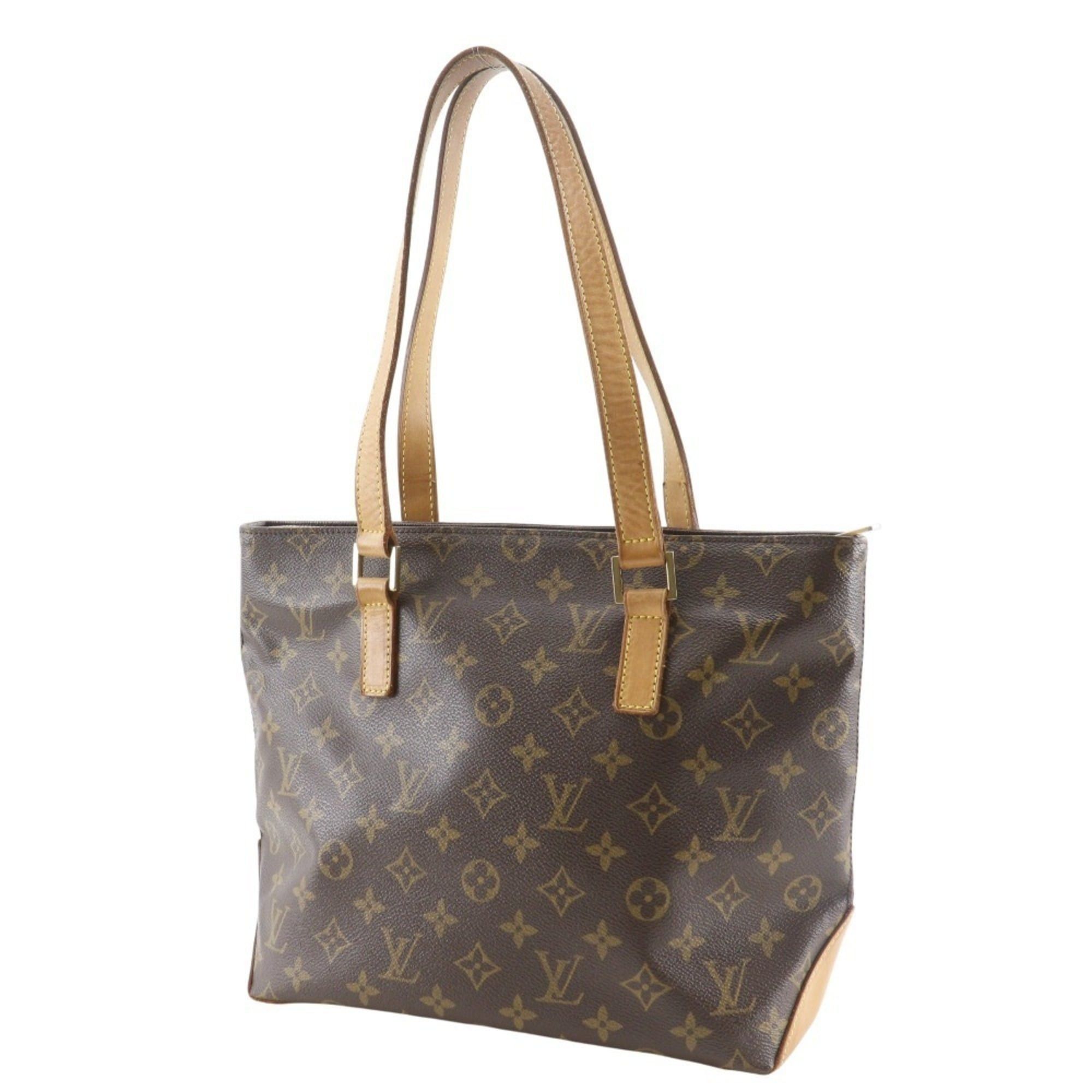 Louis Vuitton Louis Vuitton Cabas Piano Tote Bag M51148 Monogram Canvas 2001 Brown VI1001 A5 Zippered Women's Size ONE SIZE - 2 Thumbnail
