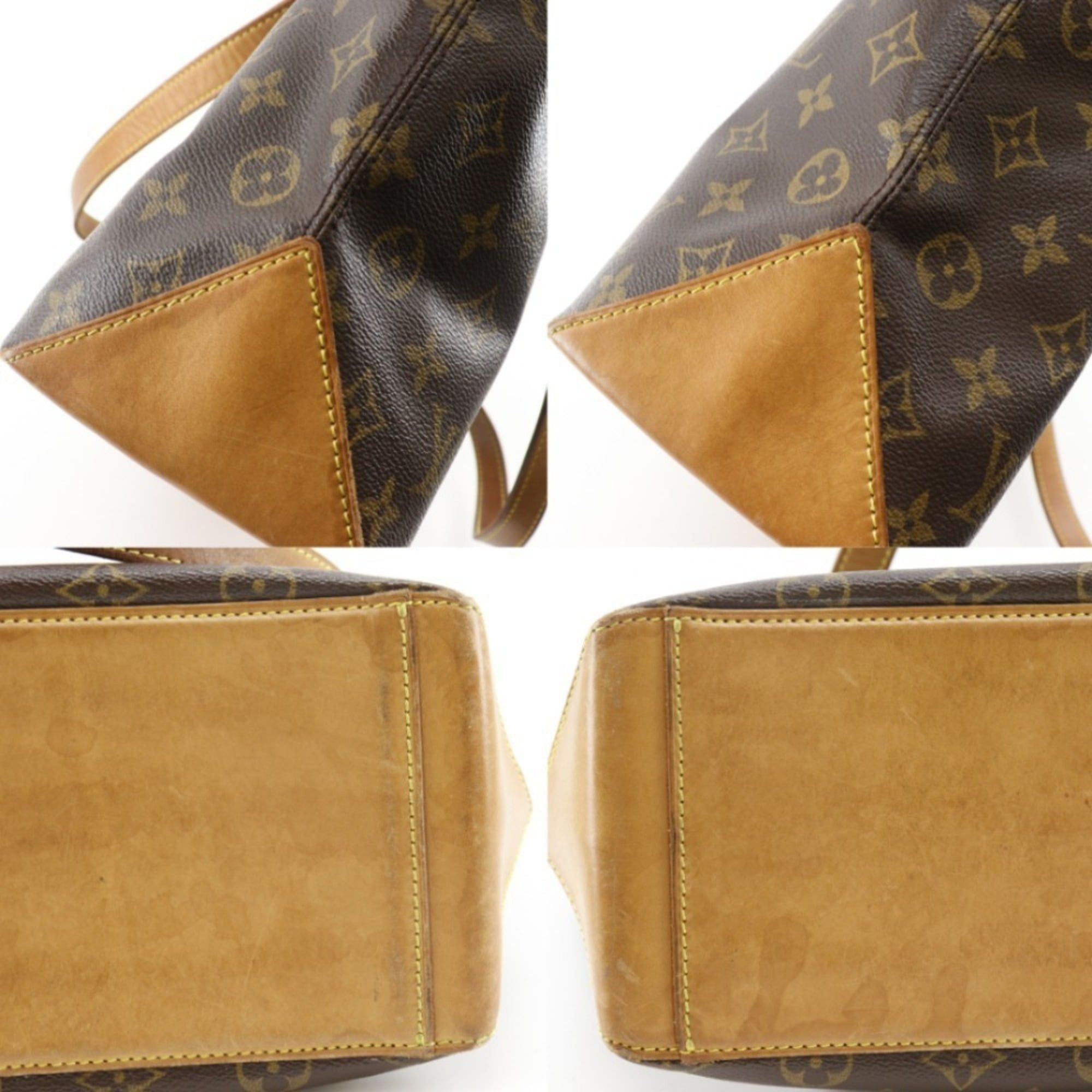 Louis Vuitton Louis Vuitton Cabas Piano Tote Bag M51148 Monogram Canvas 2001 Brown VI1001 A5 Zippered Women's Size ONE SIZE - 17 Thumbnail