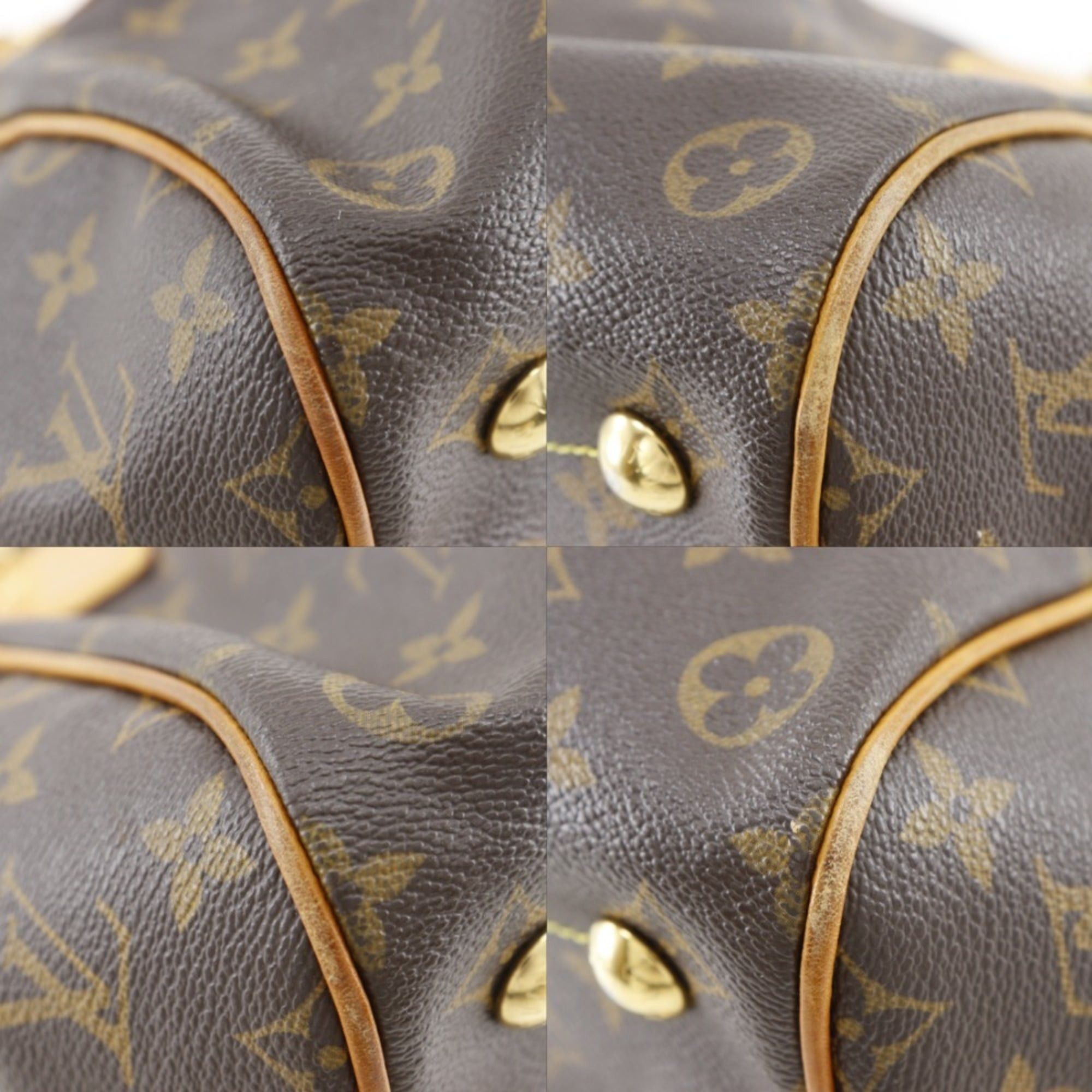 Louis Vuitton Louis Vuitton Tivoli PM handbag M40143 Monogram canvas 2008 Brown VI3028 A5 Zipper Women's Size ONE SIZE - 4 Thumbnail