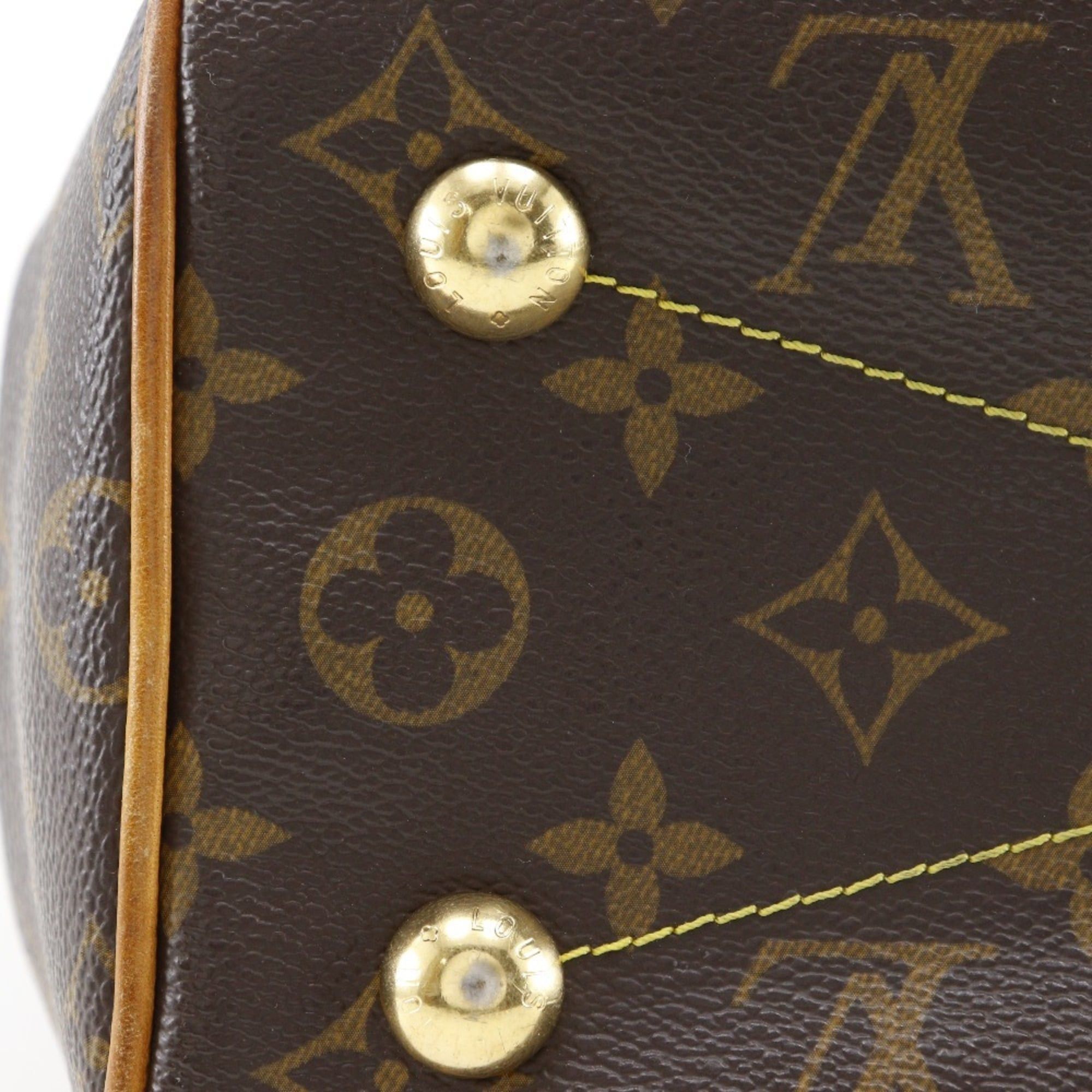 Louis Vuitton Louis Vuitton Tivoli PM handbag M40143 Monogram canvas 2008 Brown VI3028 A5 Zipper Women's Size ONE SIZE - 11 Thumbnail