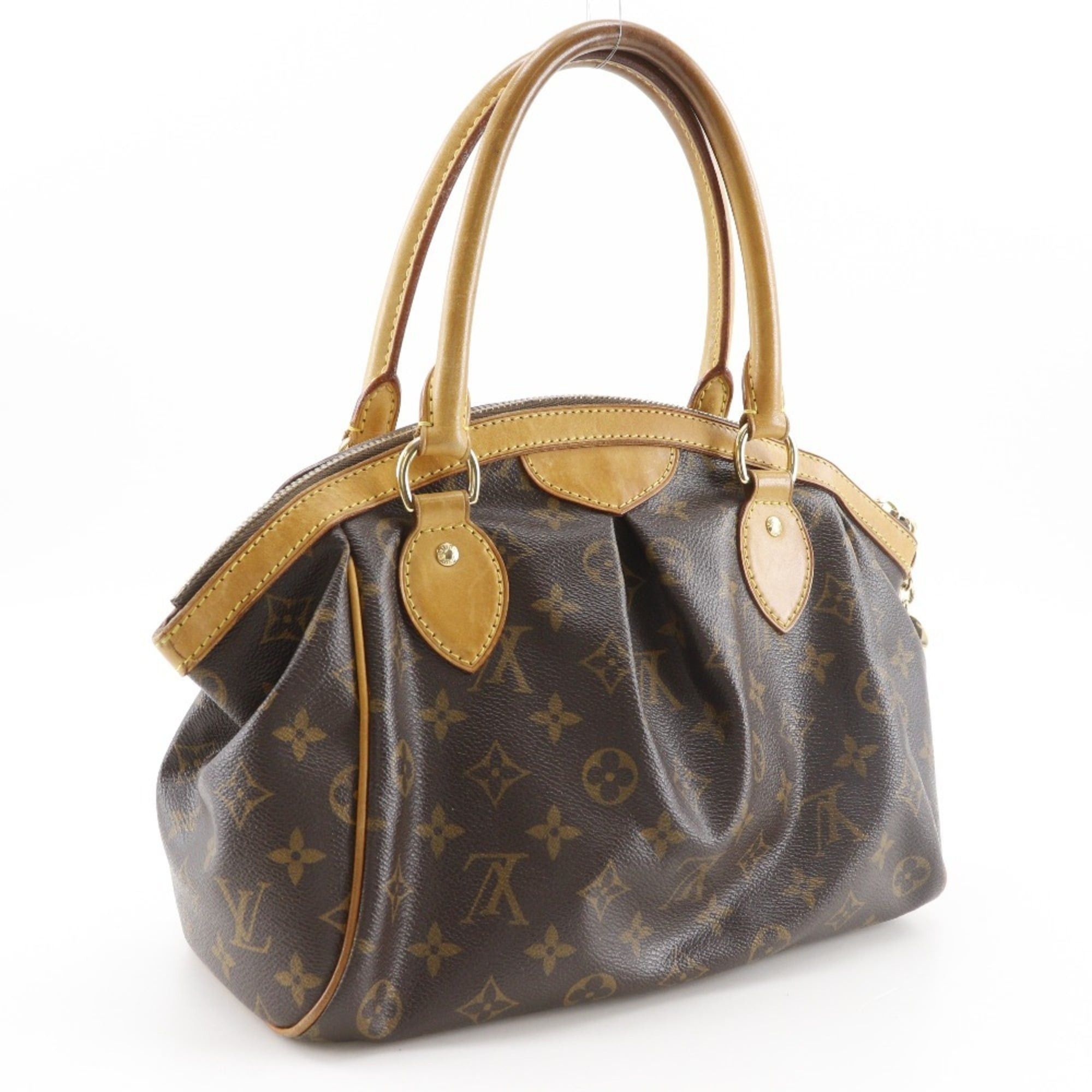 Louis Vuitton Louis Vuitton Tivoli PM handbag M40143 Monogram canvas 2008 Brown VI3028 A5 Zipper Women's Size ONE SIZE - 3 Thumbnail