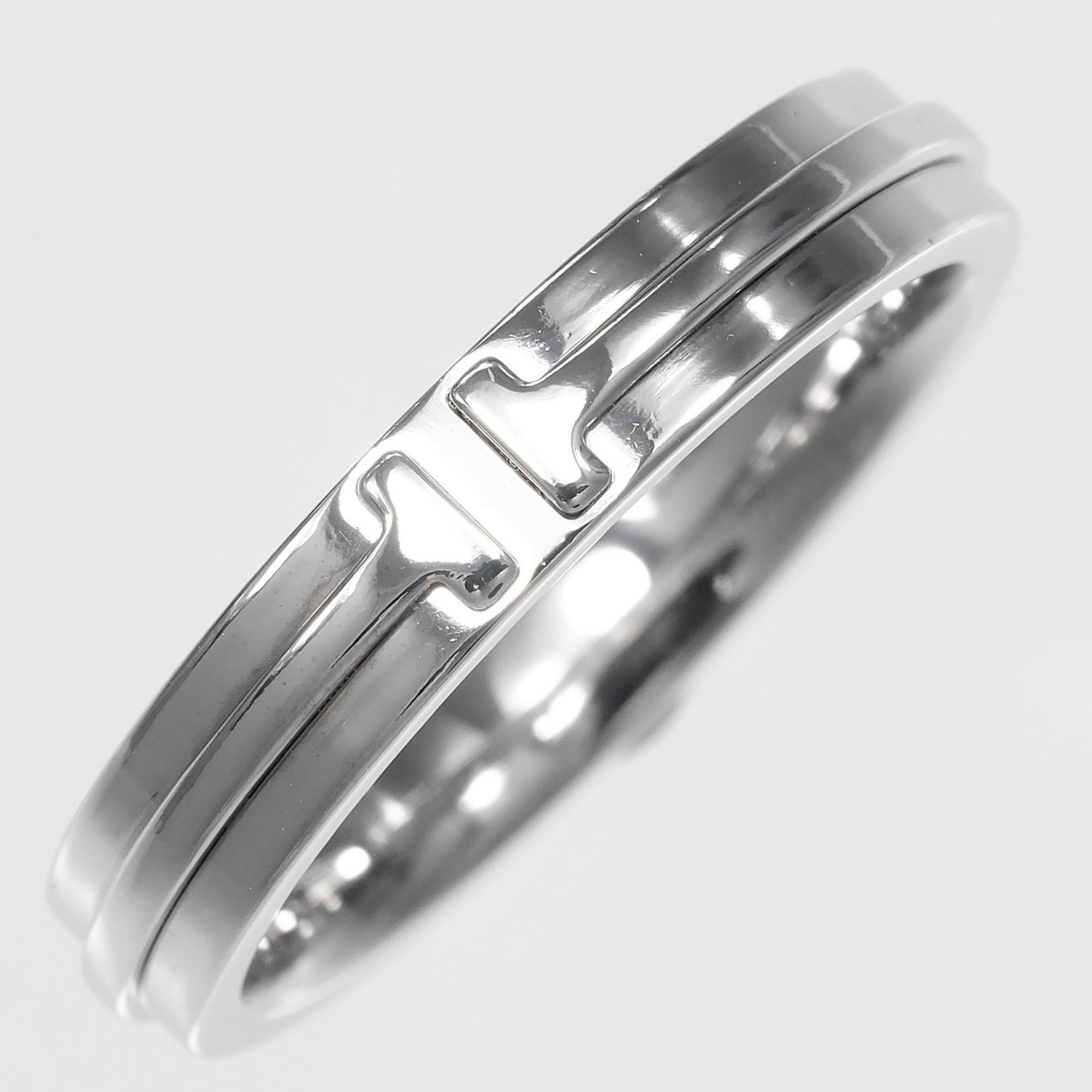 Tiffany & Co. Tiffany & Co. T Narrow Ring, Size 23.5, 18K White Gold, Approx. 9.3g. Size ONE SIZE - 5 Thumbnail
