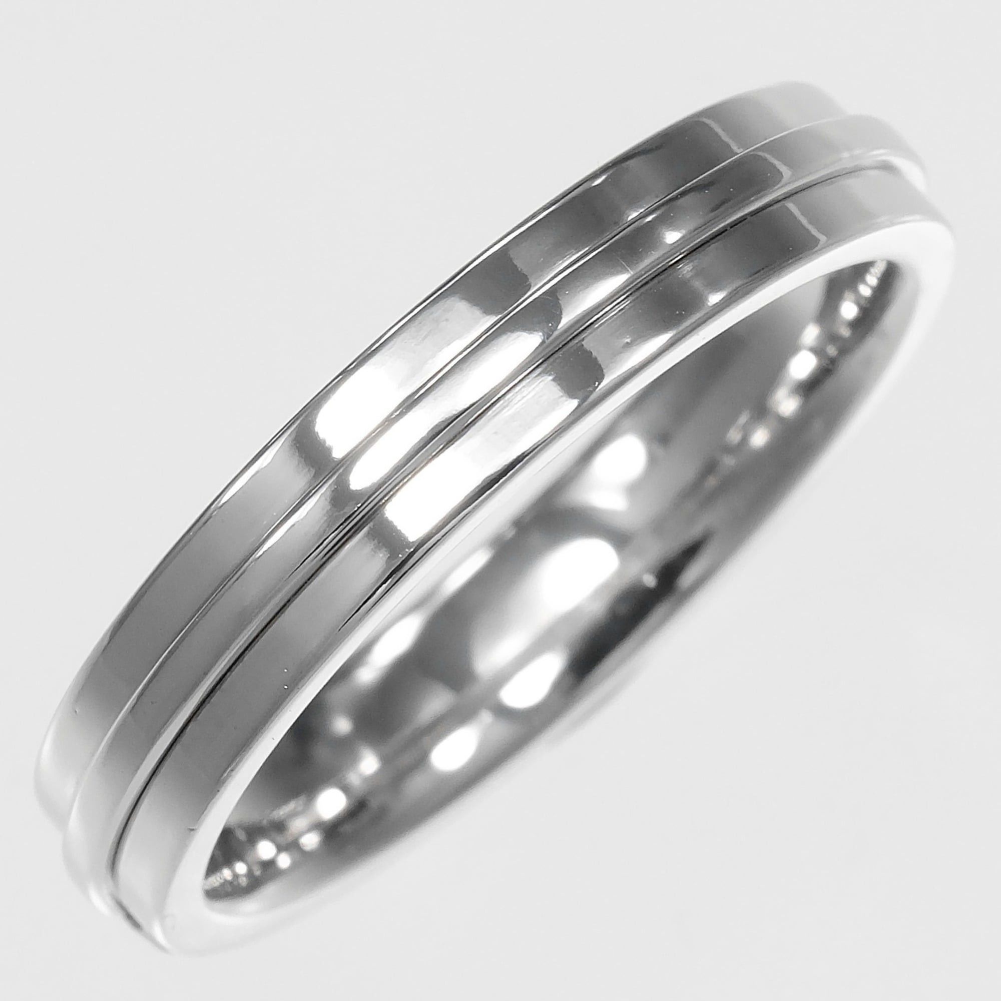 Tiffany & Co. Tiffany & Co. T Narrow Ring, Size 23.5, 18K White Gold, Approx. 9.3g. Size ONE SIZE - 7 Thumbnail