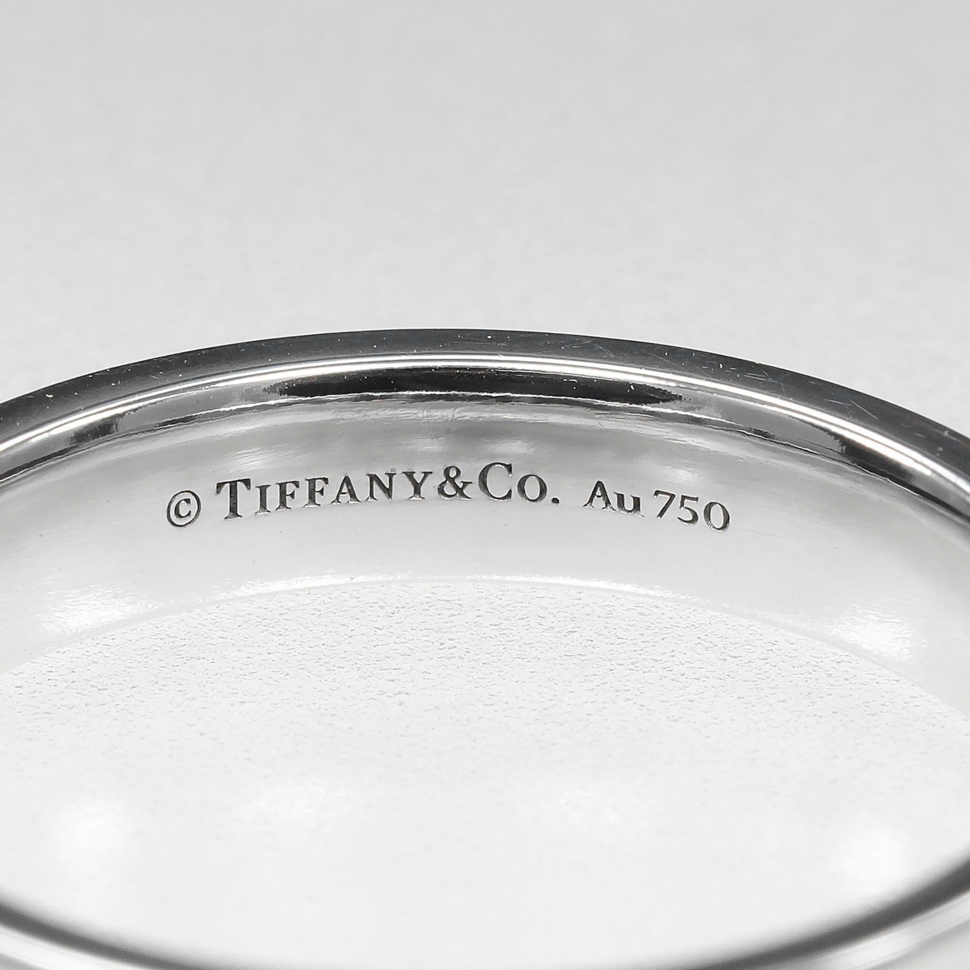 Tiffany & Co. Tiffany & Co. T Narrow Ring, Size 23.5, 18K White Gold, Approx. 9.3g. Size ONE SIZE - 4 Thumbnail