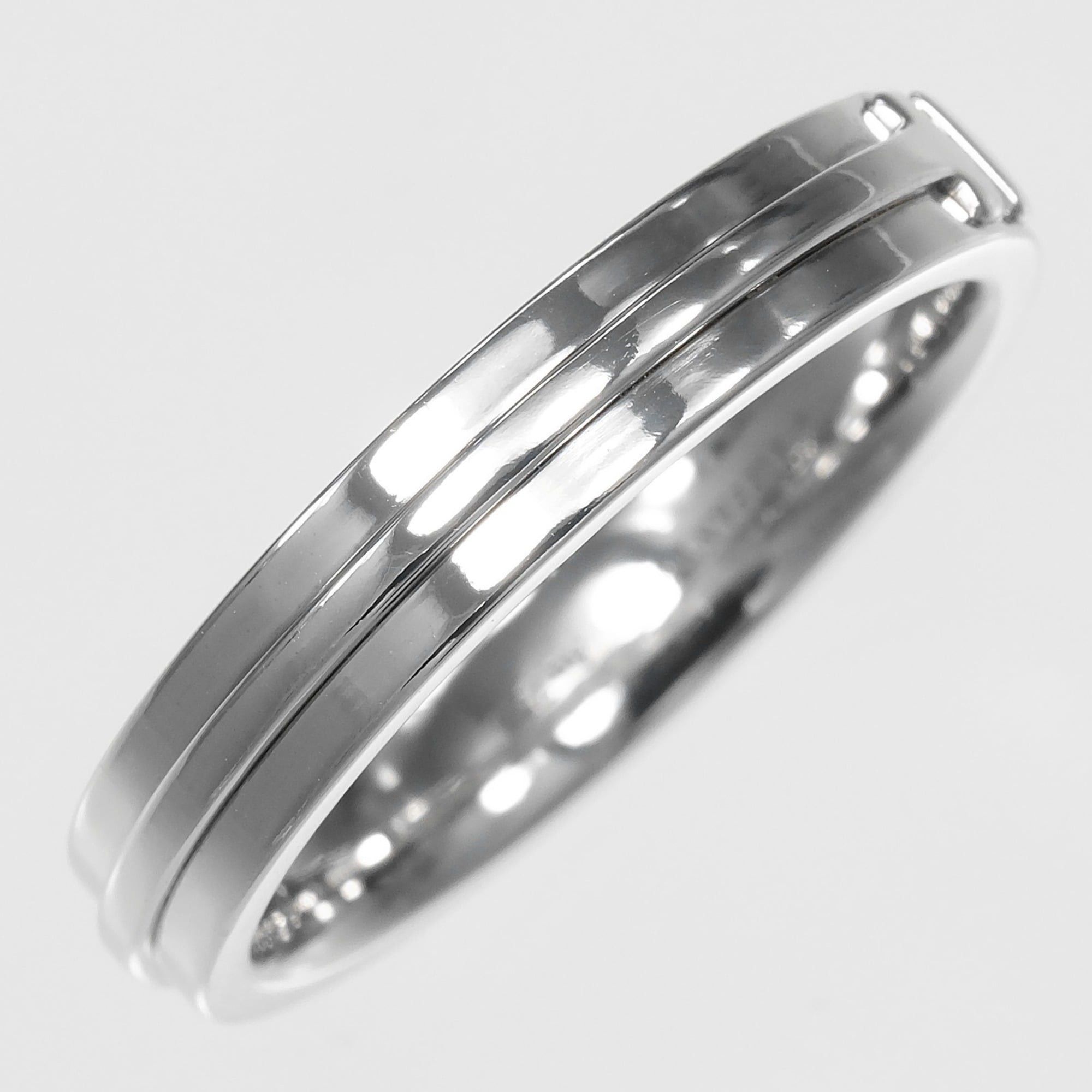 Tiffany & Co. Tiffany & Co. T Narrow Ring, Size 23.5, 18K White Gold, Approx. 9.3g. Size ONE SIZE - 6 Thumbnail