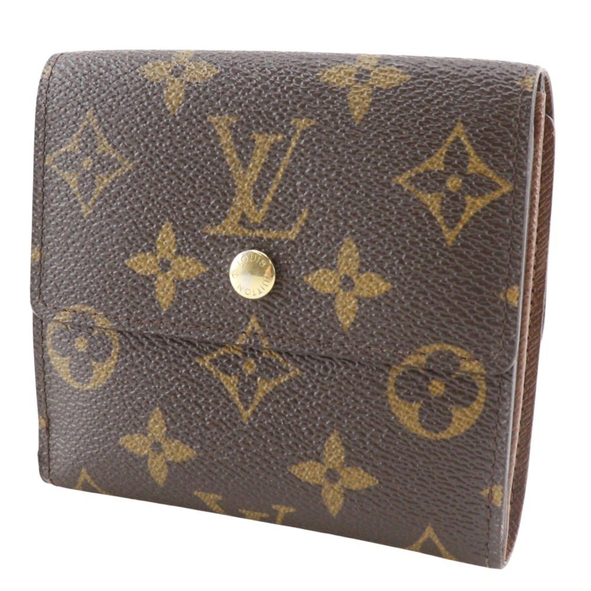 Louis Vuitton Louis Vuitton Portemonnaie Billet Cartes Credit Bi-fold Wallet, M61652, Monogram Canvas, 2008, Brown, SP2088, Snap Button, Unisex Size ONE SIZE - 2 Thumbnail