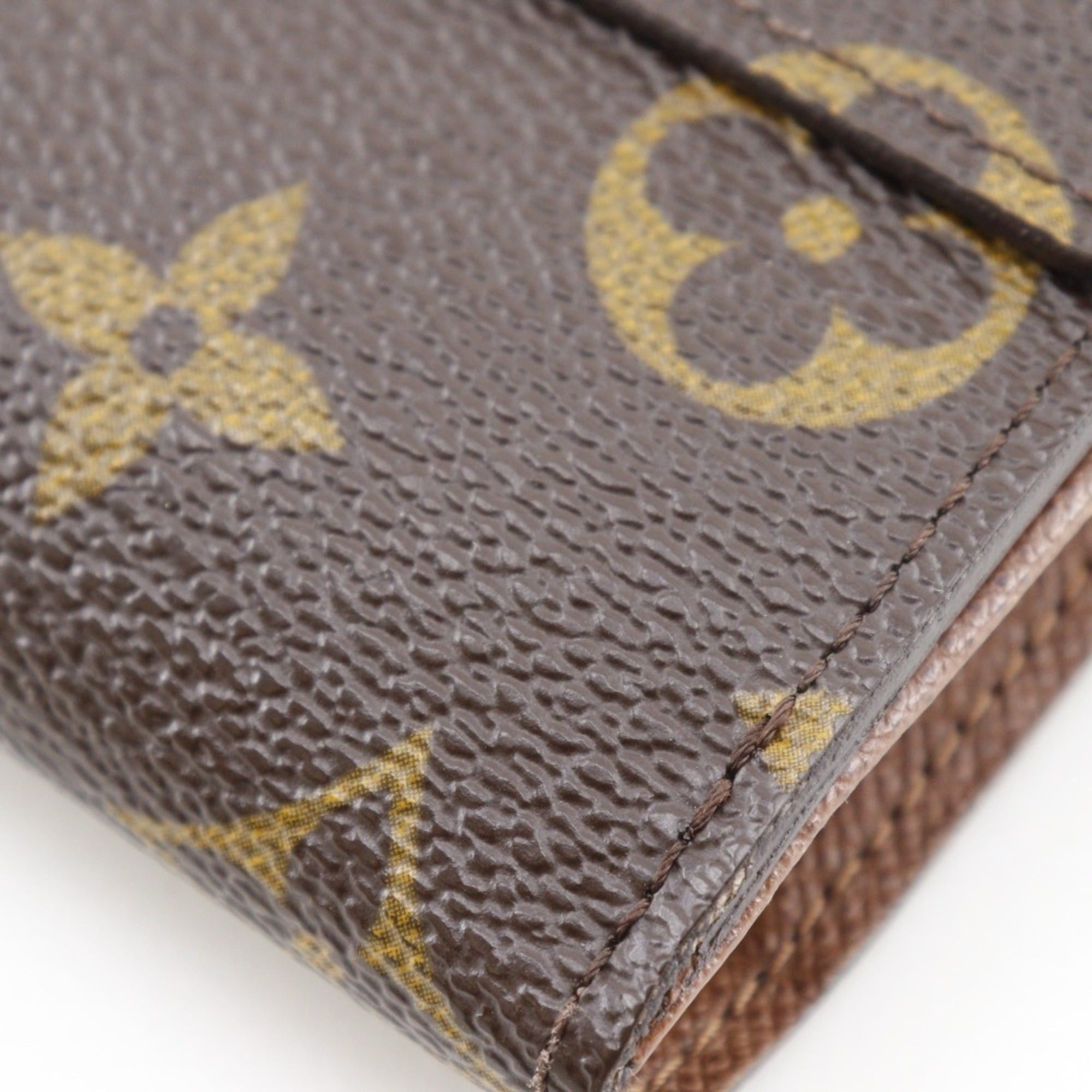Louis Vuitton Louis Vuitton Portemonnaie Billet Cartes Credit Bi-fold Wallet, M61652, Monogram Canvas, 2008, Brown, SP2088, Snap Button, Unisex Size ONE SIZE - 5 Thumbnail