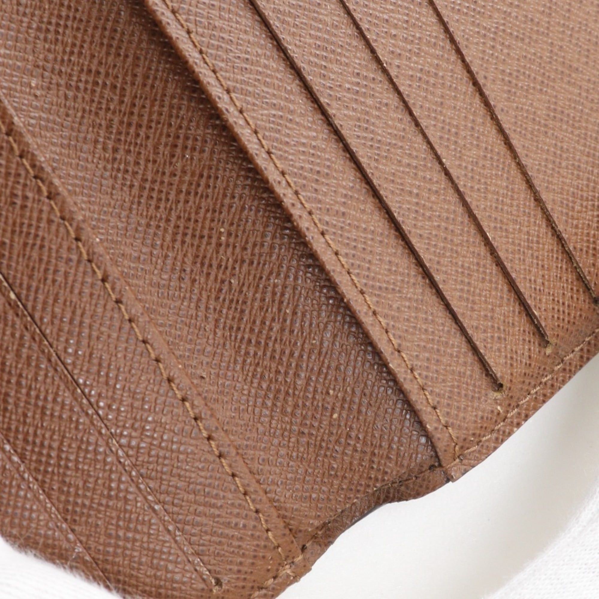 Louis Vuitton Louis Vuitton Portemonnaie Billet Cartes Credit Bi-fold Wallet, M61652, Monogram Canvas, 2008, Brown, SP2088, Snap Button, Unisex Size ONE SIZE - 14 Thumbnail
