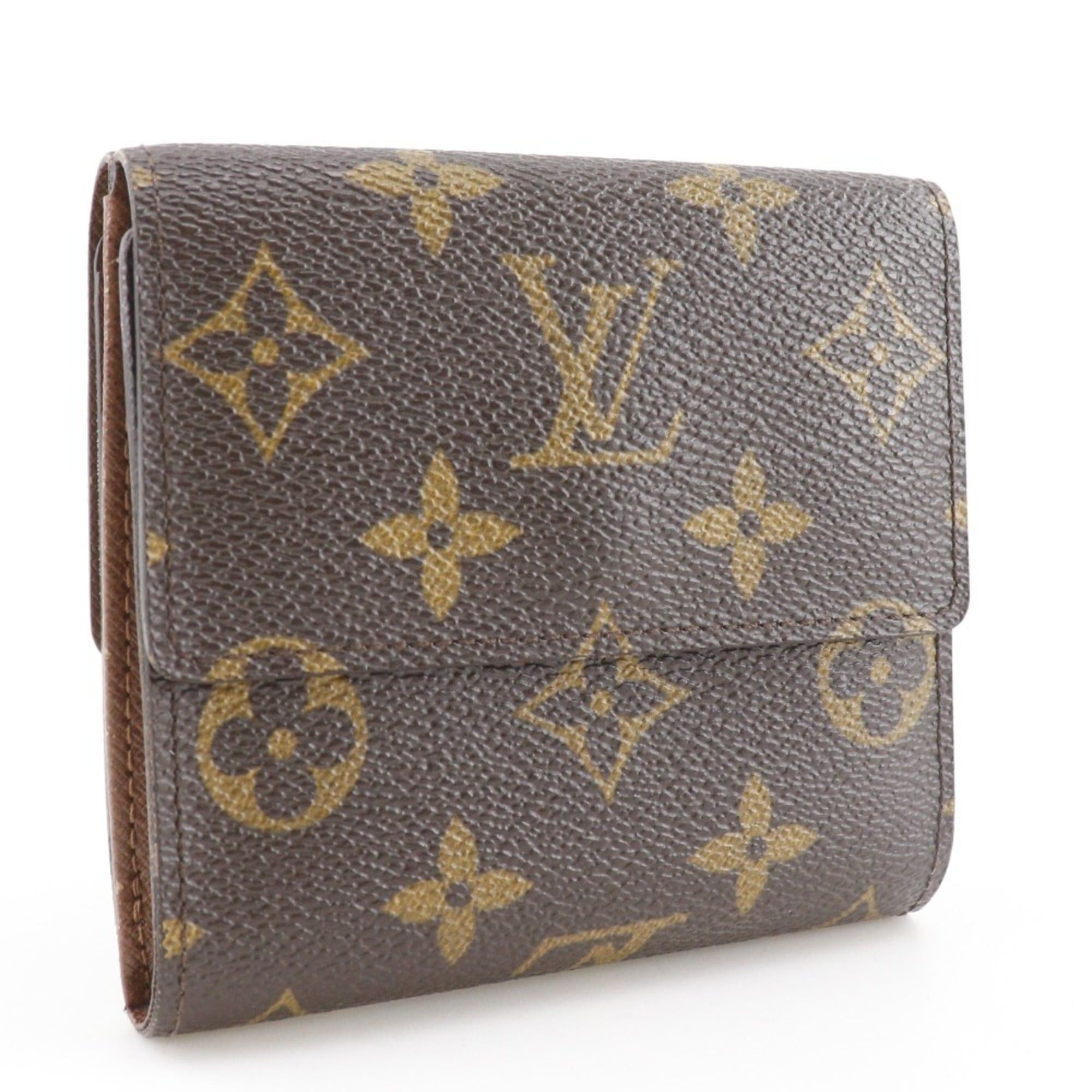 Louis Vuitton Louis Vuitton Portemonnaie Billet Cartes Credit Bi-fold Wallet, M61652, Monogram Canvas, 2008, Brown, SP2088, Snap Button, Unisex Size ONE SIZE - 3 Thumbnail