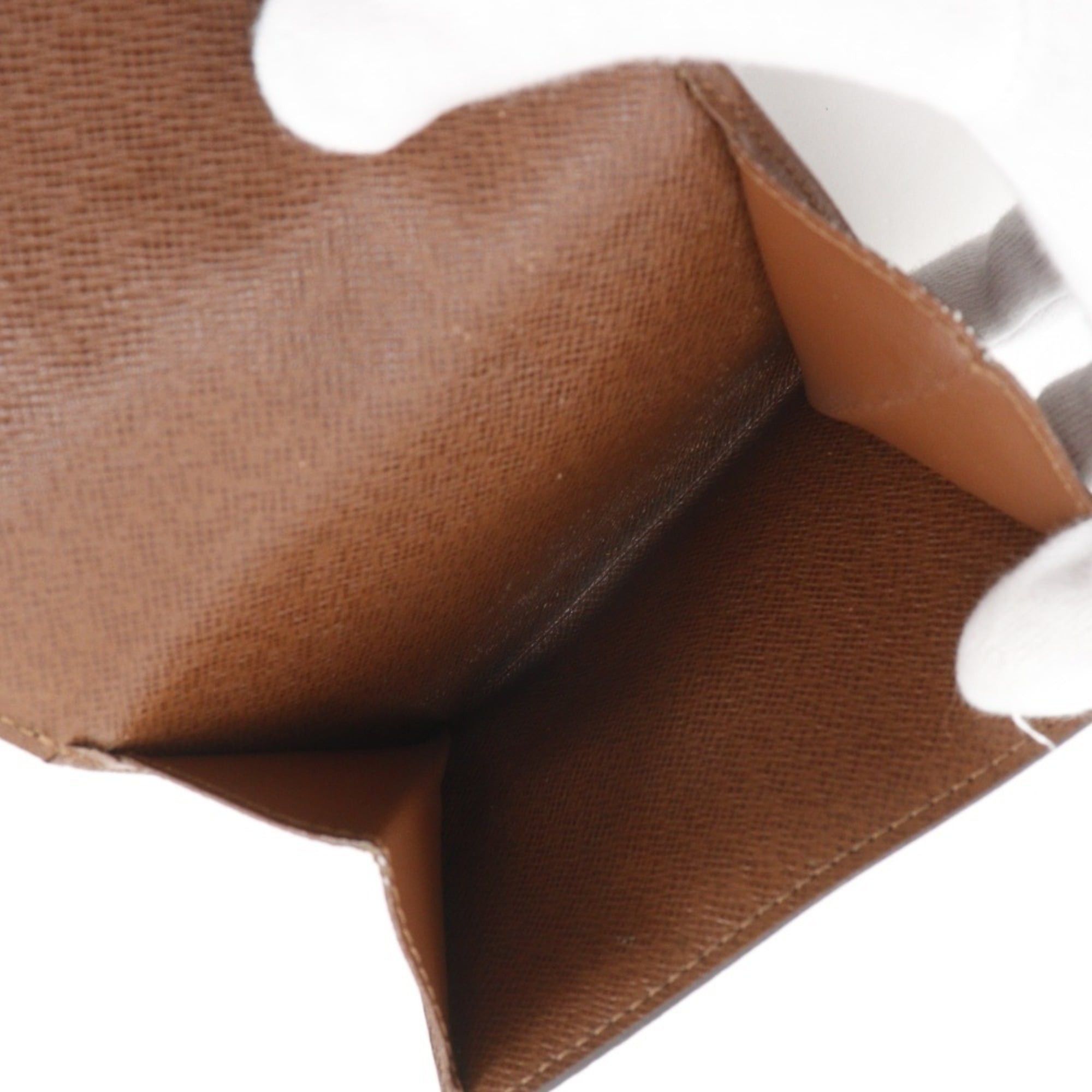 Louis Vuitton Louis Vuitton Portemonnaie Billet Cartes Credit Bi-fold Wallet, M61652, Monogram Canvas, 2008, Brown, SP2088, Snap Button, Unisex Size ONE SIZE - 9 Thumbnail