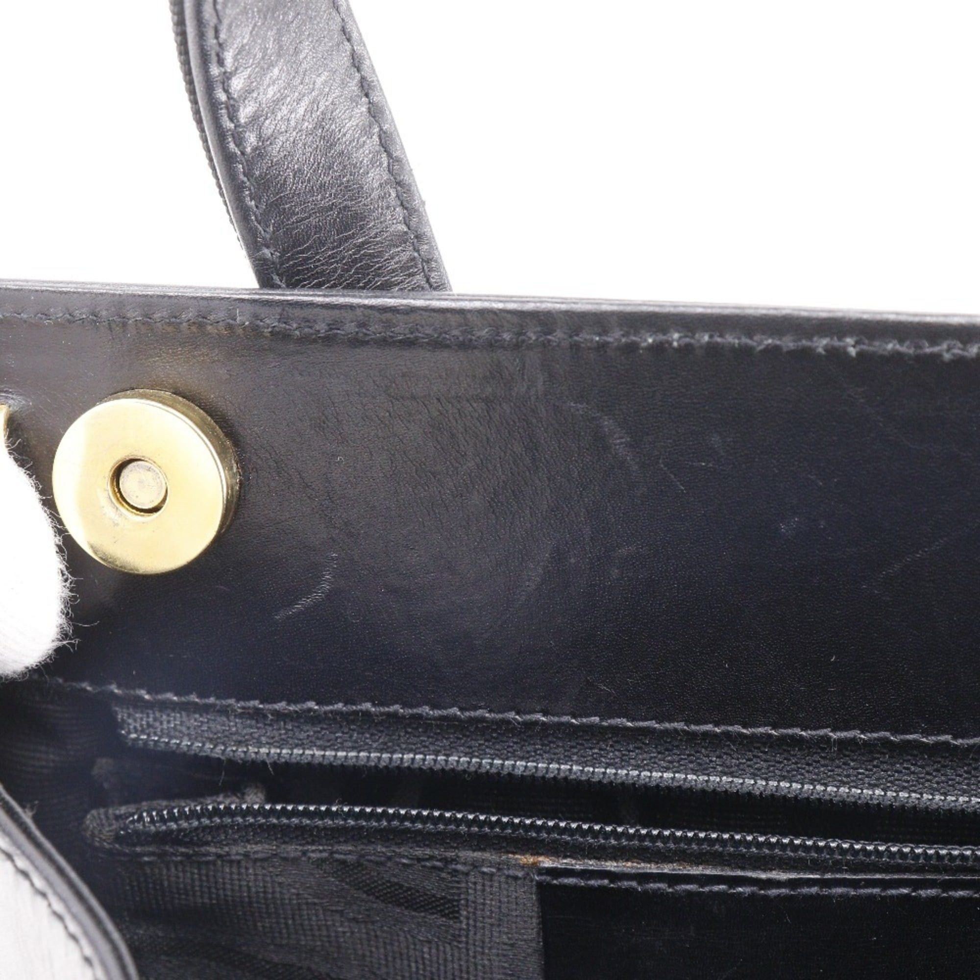 Salvatore Ferragamo Salvatore Ferragamo Vara Ribbon Handbag 2-Way Shoulder Bag BA214178 Calfskin Black 2-way A5 Magnetic Closure Women's Size ONE SIZE - 11 Thumbnail