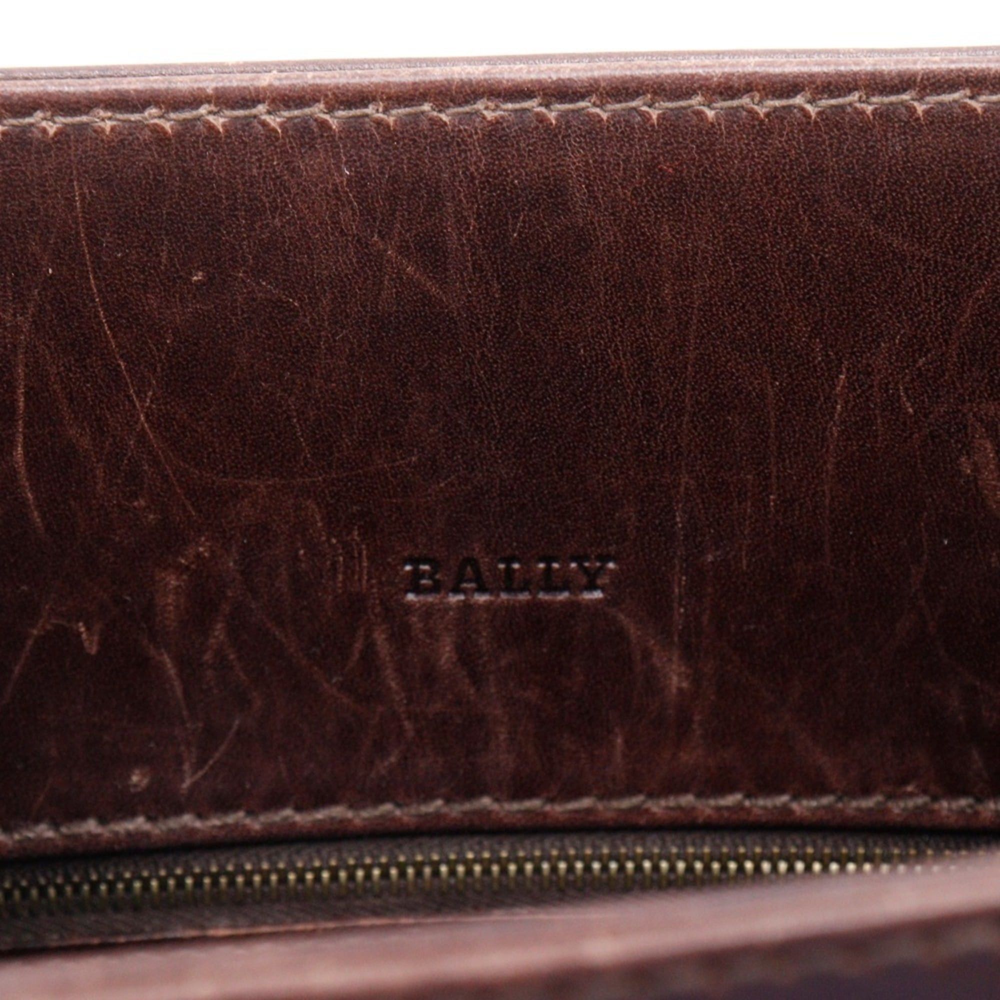 Bally Bally tote bag, leather, brown, A5 size, open type, women's. Size ONE SIZE - 16 Thumbnail