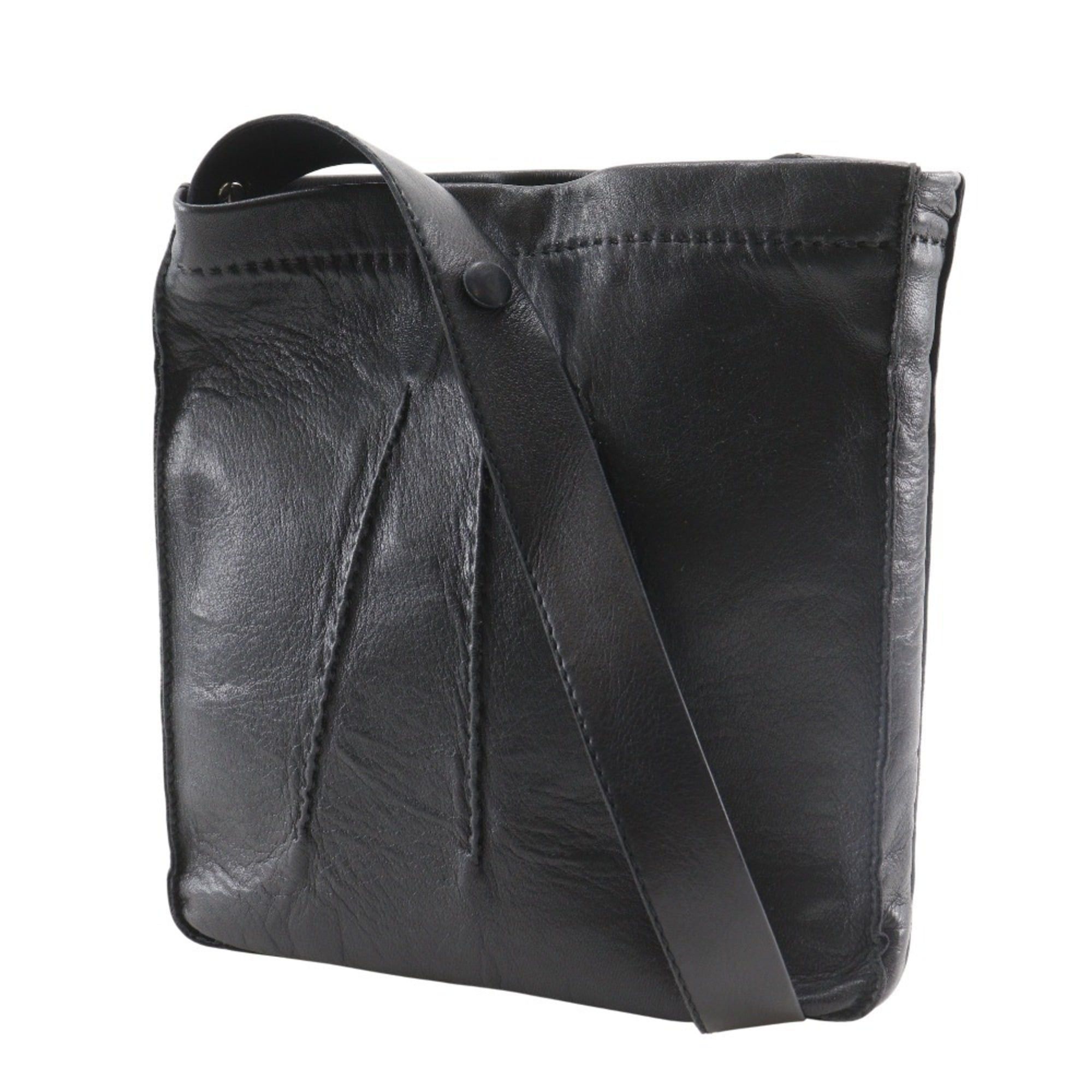 Hermes Hermes Toudu Shoulder Bag, Calfskin, Black, Snap Button, Unisex Size ONE SIZE - 2 Thumbnail