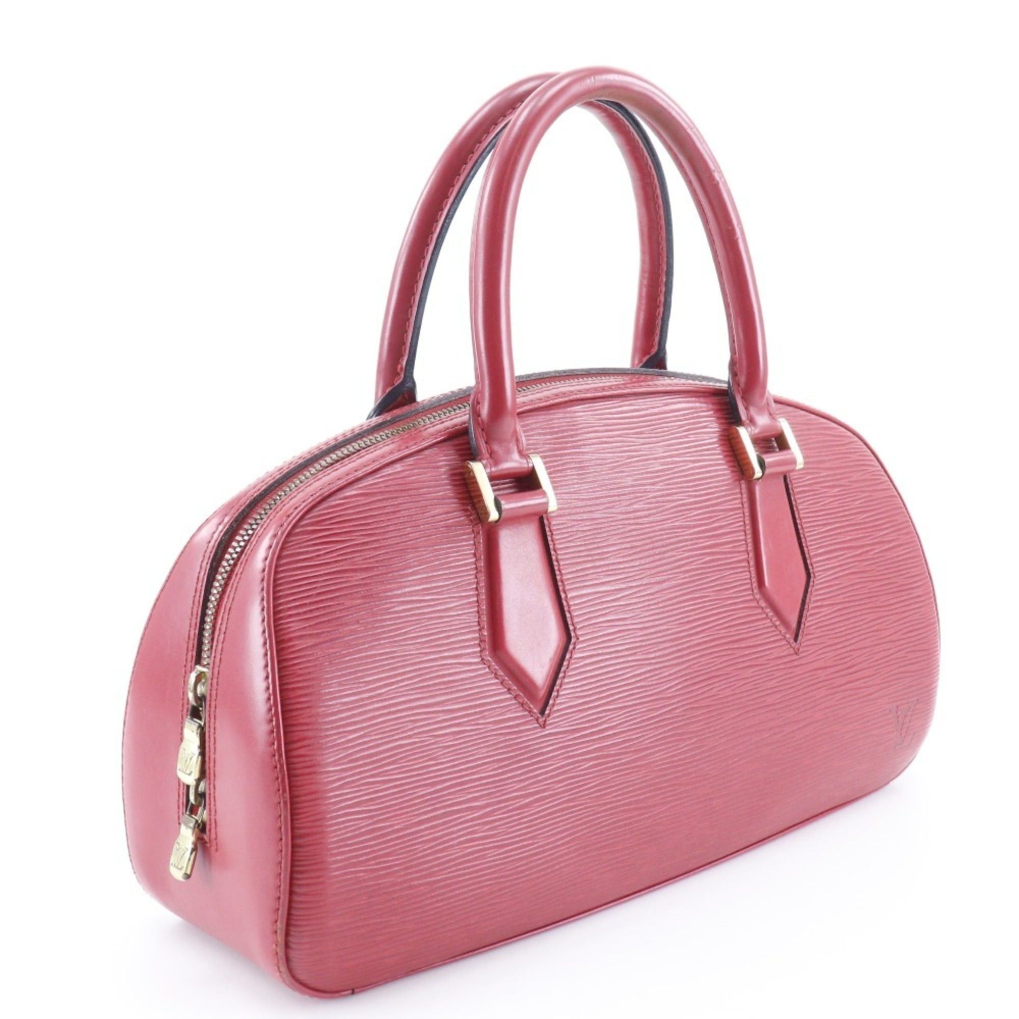Louis Vuitton Louis Vuitton Jasmine Handbag M52087 Epi Leather Castilian Red 1998 TH0918 Double Zipper Women's Size ONE SIZE - 3 Thumbnail