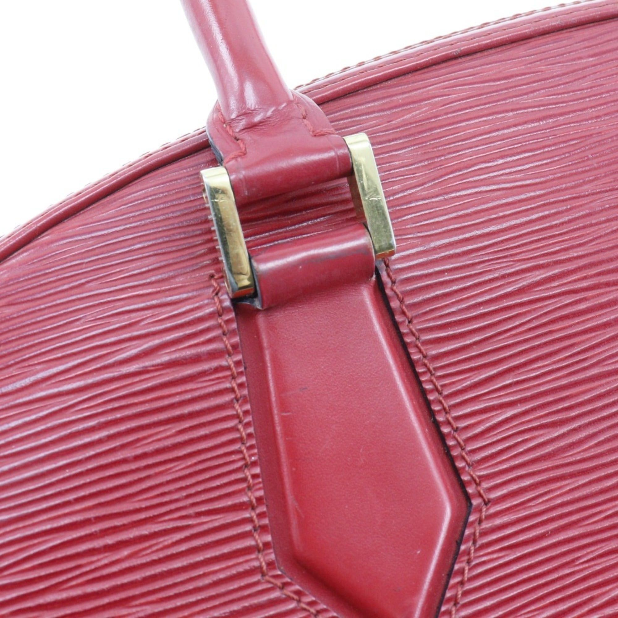 Louis Vuitton Louis Vuitton Jasmine Handbag M52087 Epi Leather Castilian Red 1998 TH0918 Double Zipper Women's Size ONE SIZE - 13 Thumbnail