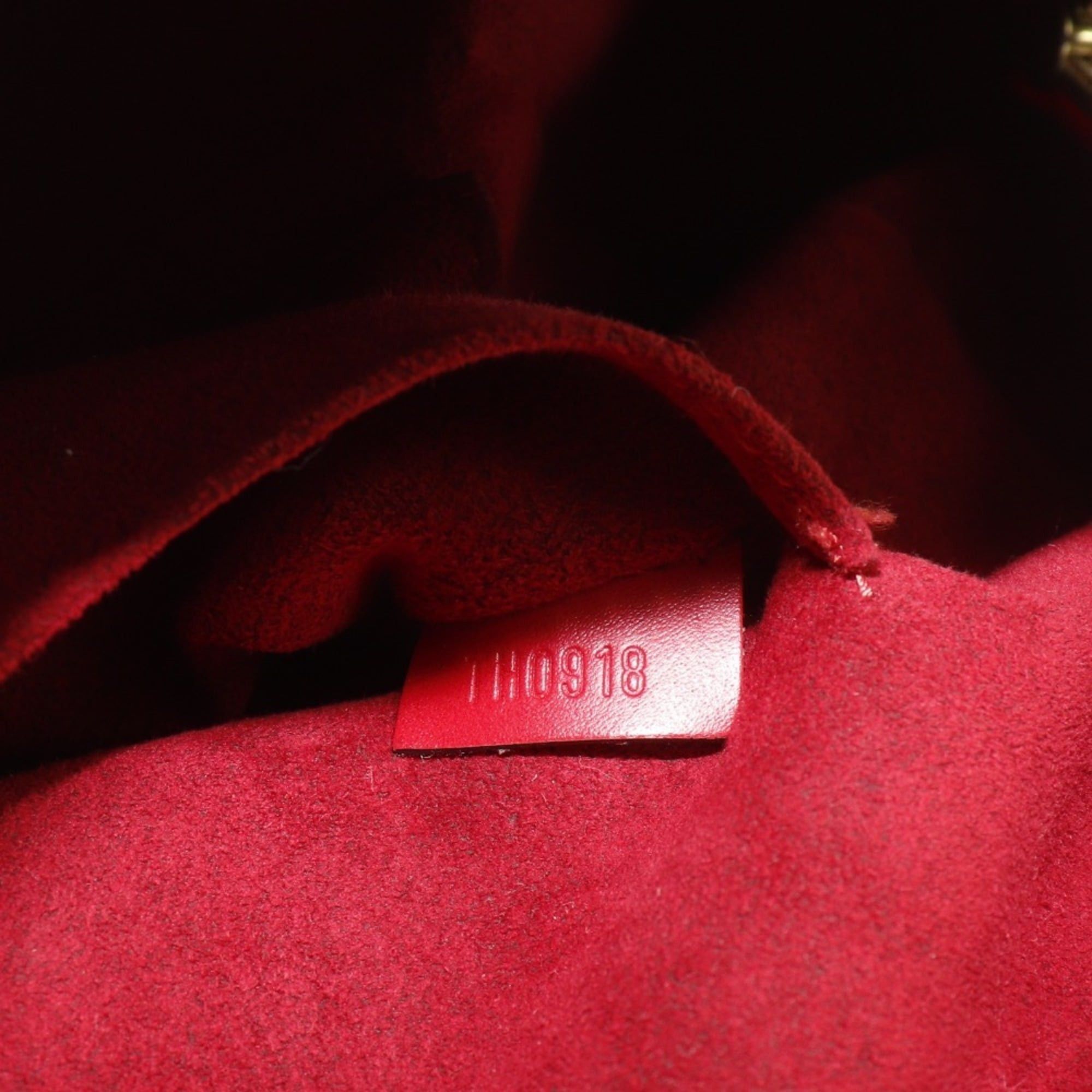 Louis Vuitton Louis Vuitton Jasmine Handbag M52087 Epi Leather Castilian Red 1998 TH0918 Double Zipper Women's Size ONE SIZE - 20 Thumbnail