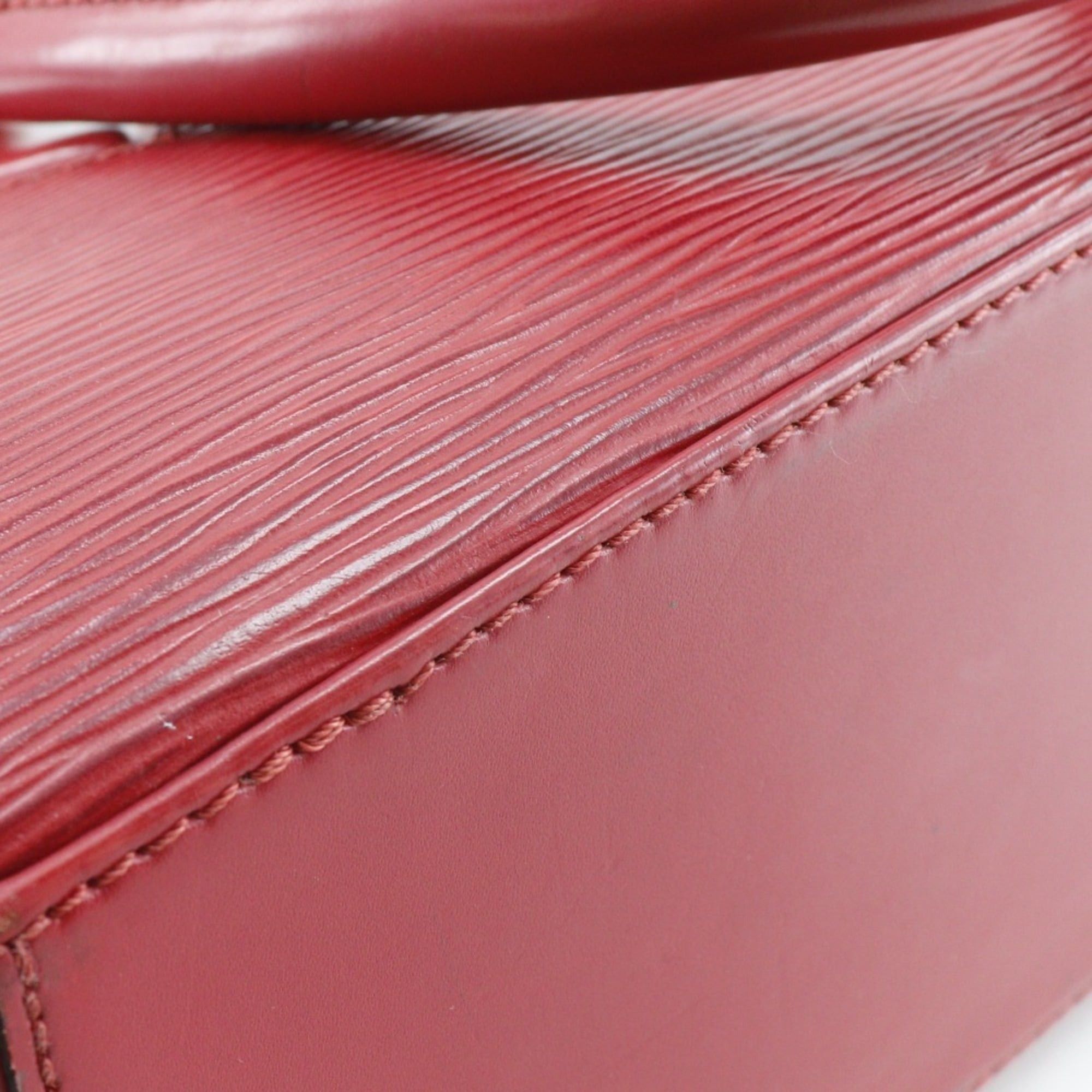 Louis Vuitton Louis Vuitton Jasmine Handbag M52087 Epi Leather Castilian Red 1998 TH0918 Double Zipper Women's Size ONE SIZE - 19 Thumbnail