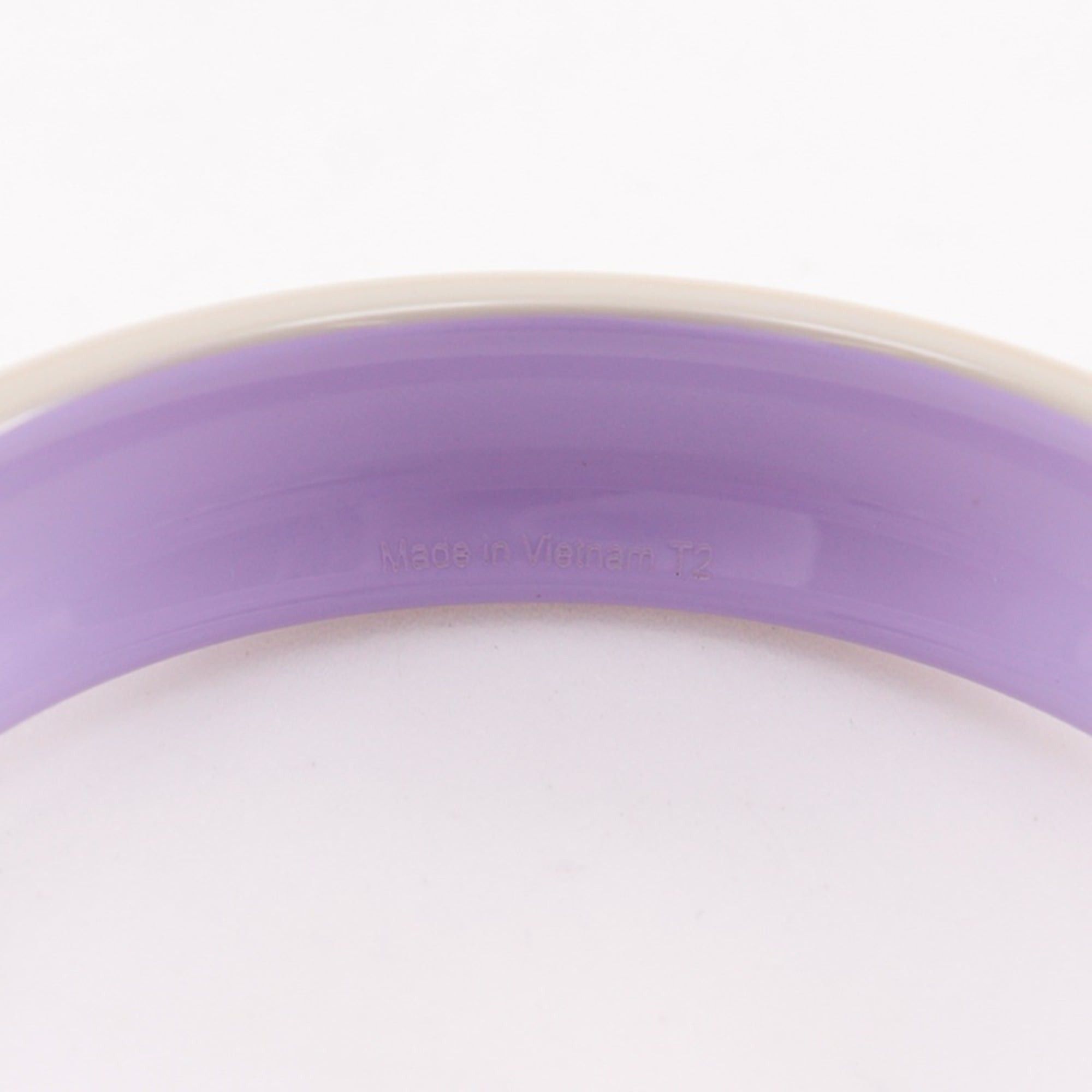 Hermes Hermes Fusion Bangle, Gradient Gray/Purple, Approx. 22g, Women's. Size ONE SIZE - 4 Thumbnail