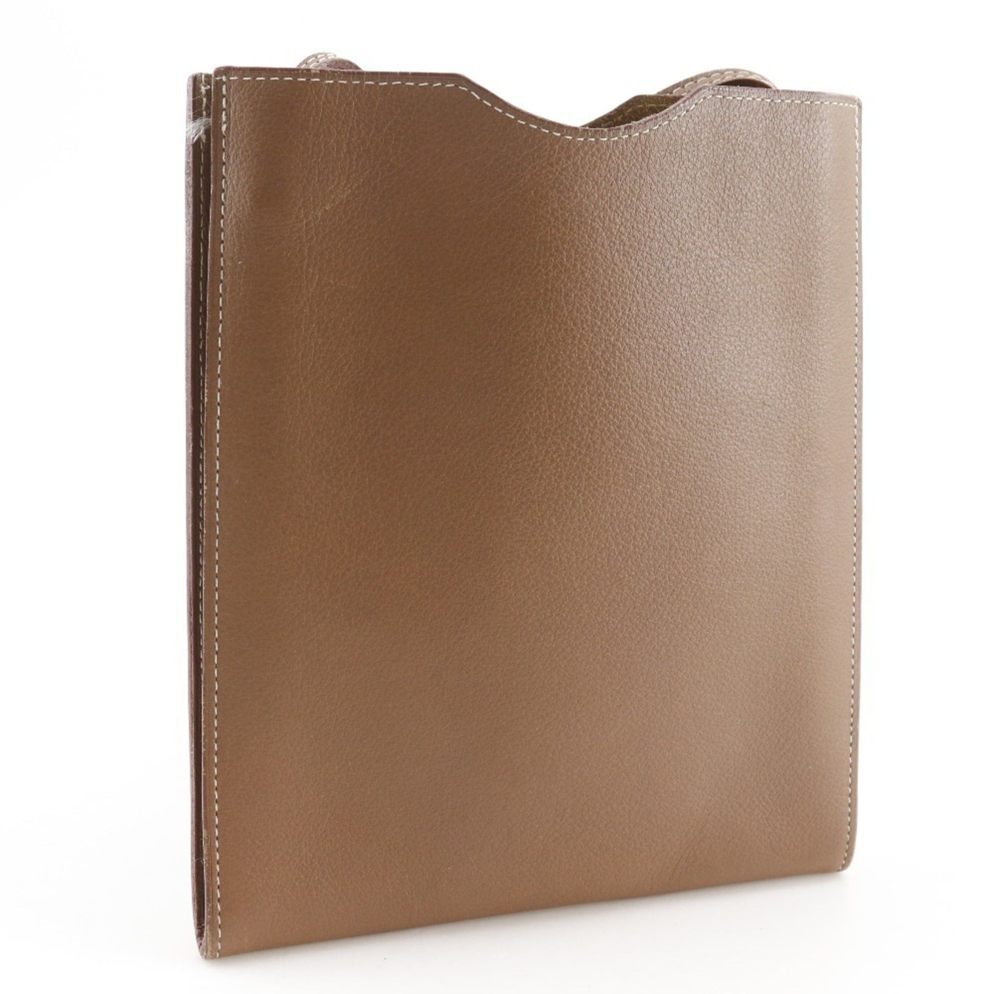 Hermes Hermes Onimetu Shoulder Bag, Calfskin, Brown, Open Type, Women's Size ONE SIZE - 3 Thumbnail