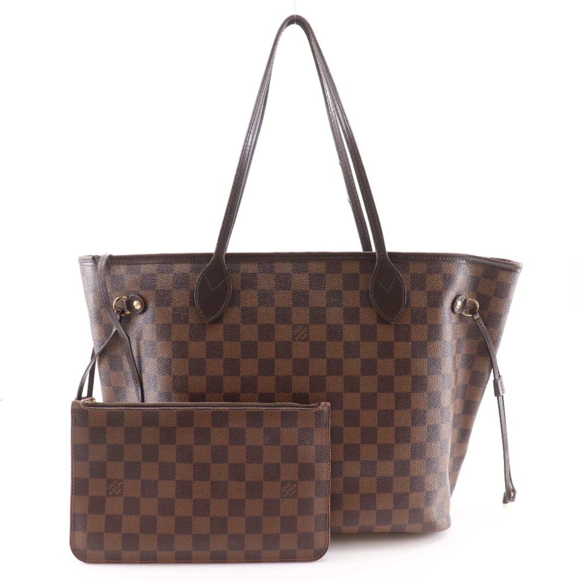 Louis Vuitton Louis Vuitton Neverfull MM Tote Bag N41358 Damier Canvas 2018 Brown AR1108 A4 Open Unisex Size ONE SIZE - 18 Thumbnail