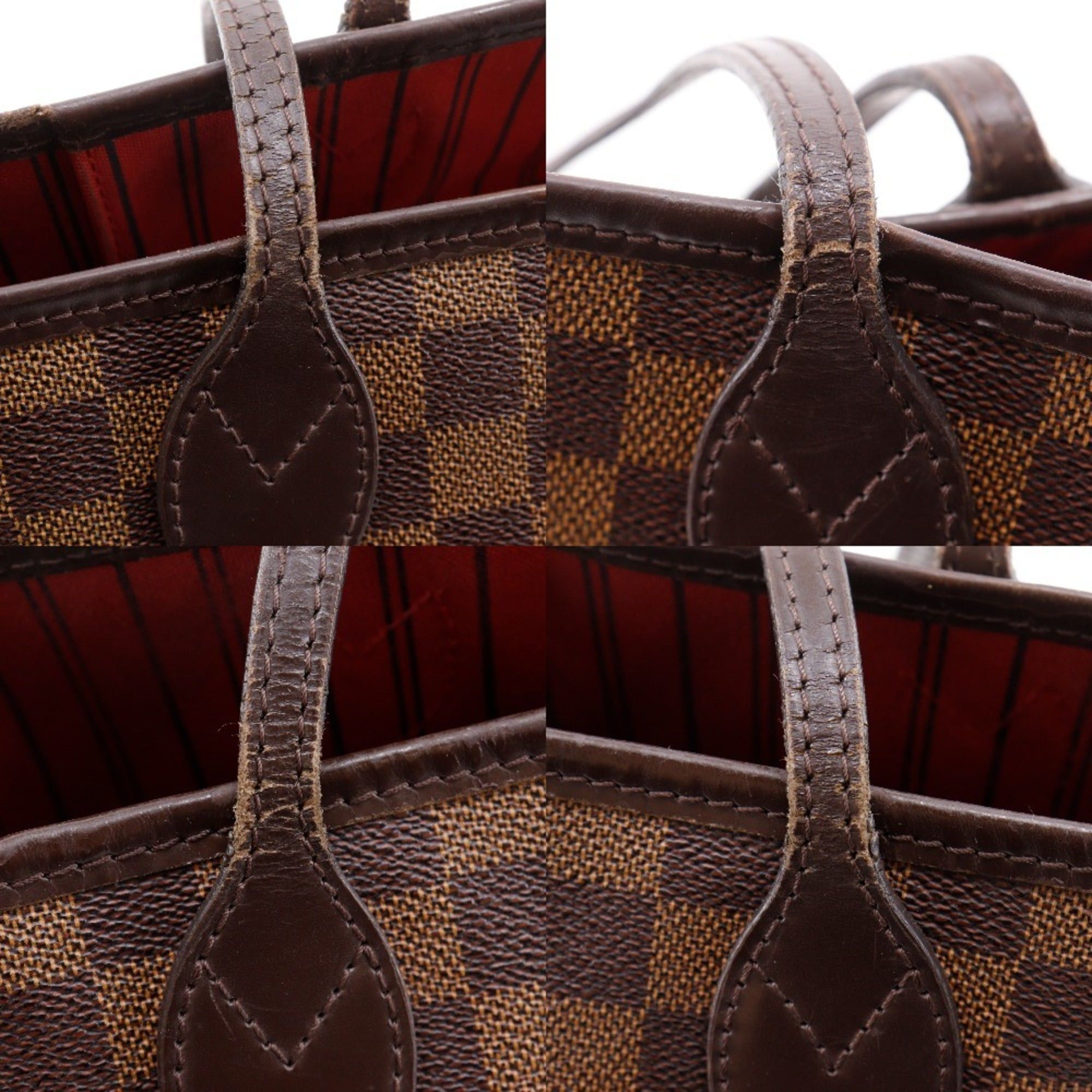 Louis Vuitton Louis Vuitton Neverfull MM Tote Bag N41358 Damier Canvas 2018 Brown AR1108 A4 Open Unisex Size ONE SIZE - 15 Thumbnail