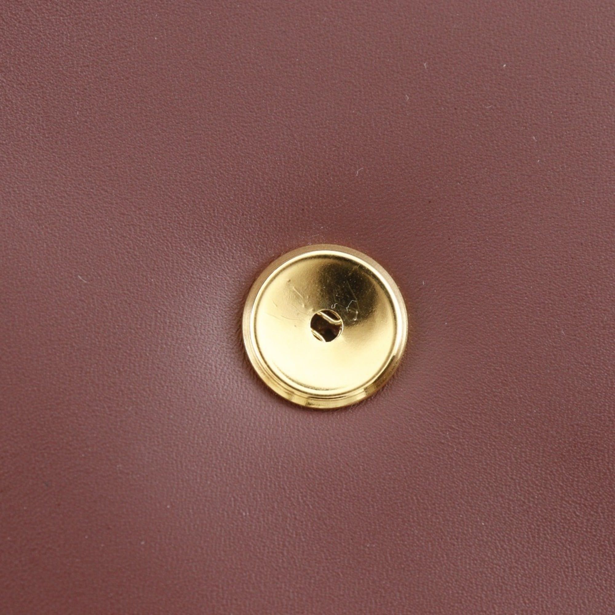 Cartier Cartier Must Line Shoulder Bag/Clutch (2-way) - Calfskin, Bordeaux, 2-way, Snap Button, Women's Size ONE SIZE - 13 Thumbnail
