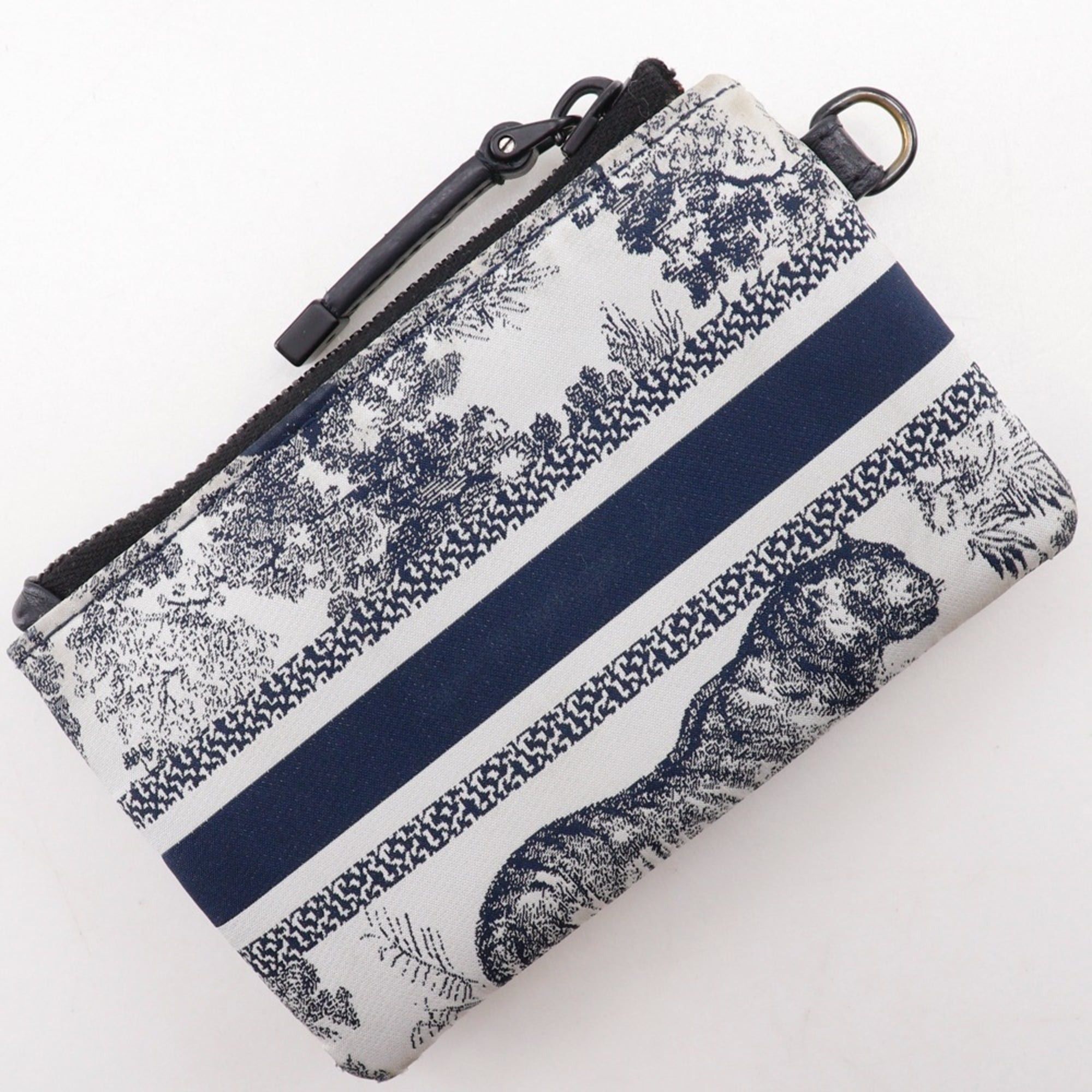 Dior Christian Dior Travel Multifunction Shoulder Bag Toile de Jouy Pouch Nylon Black/White Zipper Women's Size ONE SIZE - 17 Thumbnail