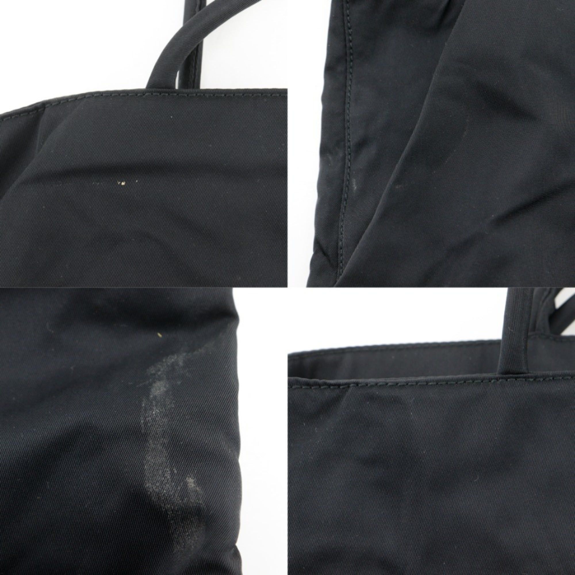 Prada Prada tote bag, nylon, black, A4 size, open type, for women. Size ONE SIZE - 9 Thumbnail