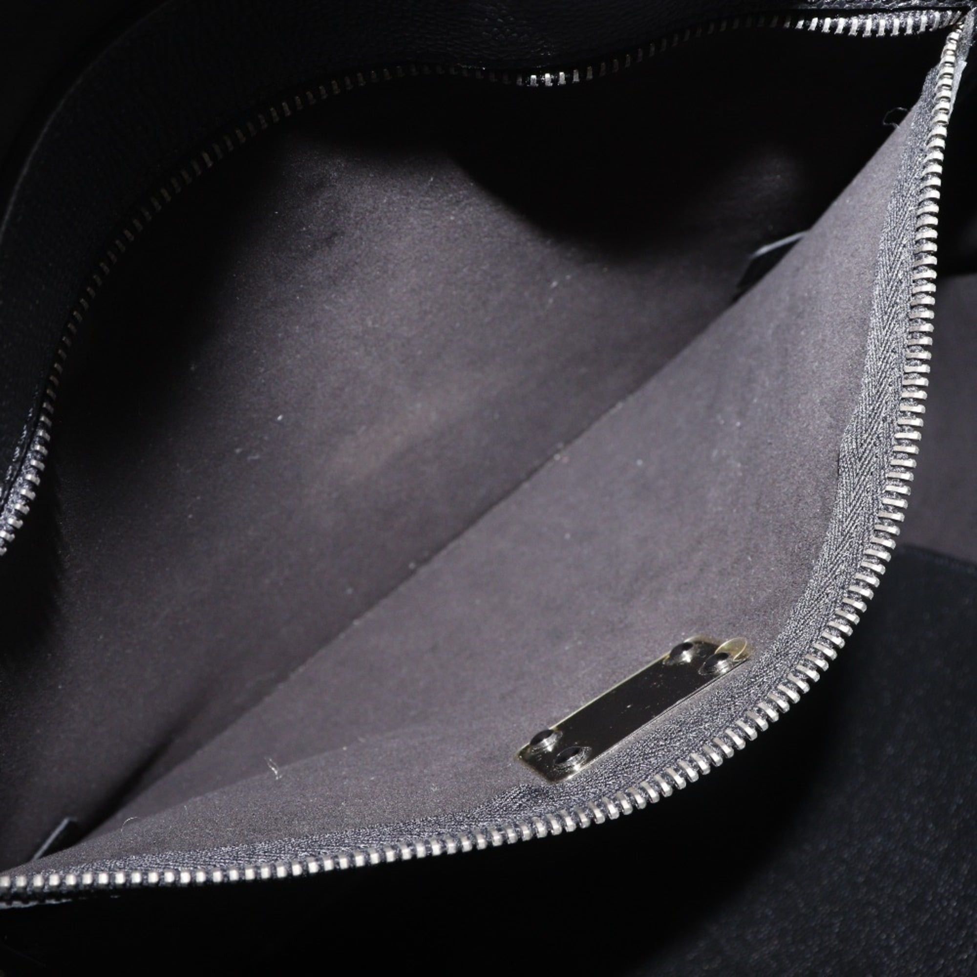 Tod's TOD'S Paper Bag Tote Bag, PVC x Leather, Black/White, A4 Size, Open, Unisex Size ONE SIZE - 7 Thumbnail
