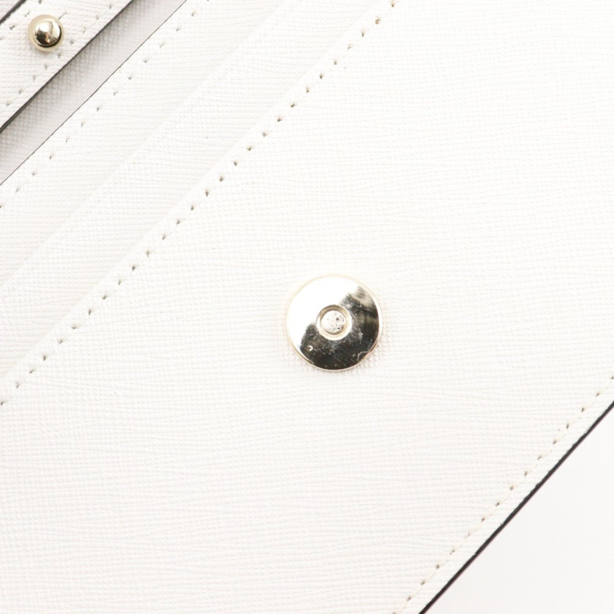 Kate Spade Kate Spade Pochette Shoulder Bag, Perforated Leather, 2-Way, PWRU5572, White, Magnetic Closure, Women's. Size ONE SIZE - 12 Thumbnail