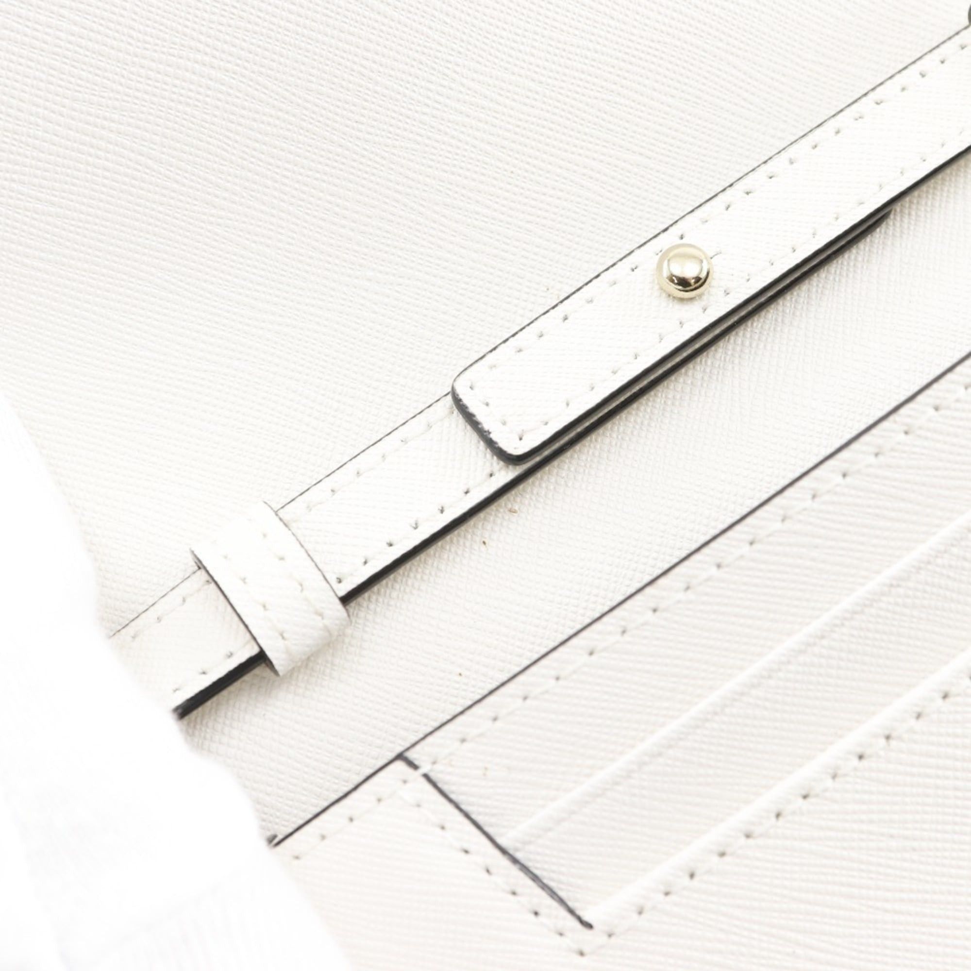 Kate Spade Kate Spade Pochette Shoulder Bag, Perforated Leather, 2-Way, PWRU5572, White, Magnetic Closure, Women's. Size ONE SIZE - 15 Thumbnail