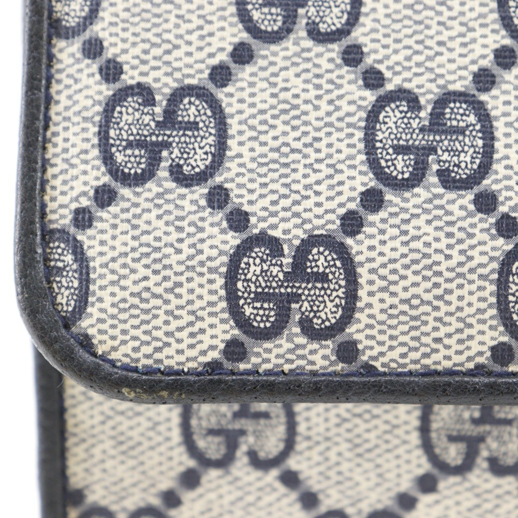 Gucci Gucci Old Shoulder Bag 2-Way Clutch 904.02.050 GG Plus Gray/Navy 2-way A5 Magnetic Closure Women's Size ONE SIZE - 14 Thumbnail