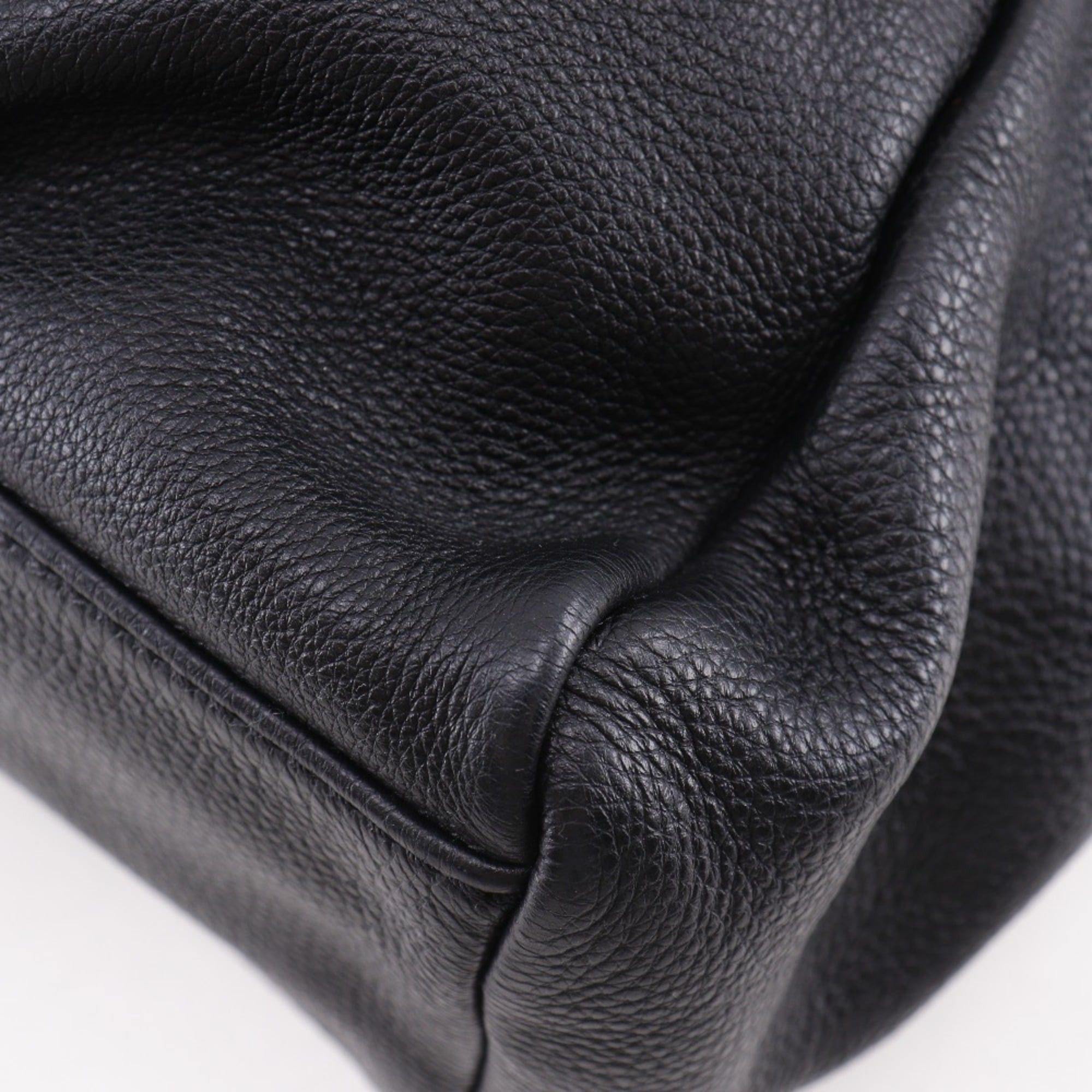 Marc by Marc Jacobs Marc by Marc Jacobs Marc by Jacobs Core Classic Q Fran Tote Bag, 2-Way Shoulder M3PE104, Leather, Black, 2-way, A4 size, Magnetic closure, Women's. Size ONE SIZE - 5 Thumbnail